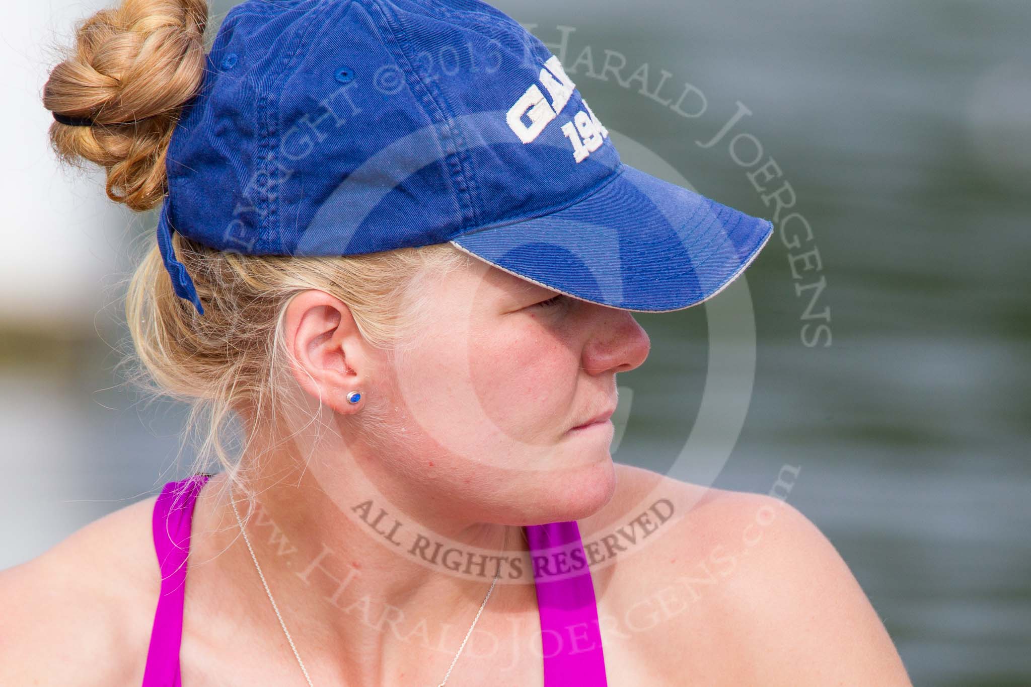 Henley Royal Regatta 2013, Saturday: Leander Club and Minerva Bath Rowing Club during a training session in the morning: Polly Swann at bow. Image #31, 06 July 2013 09:01 River Thames, Henley on Thames, UK