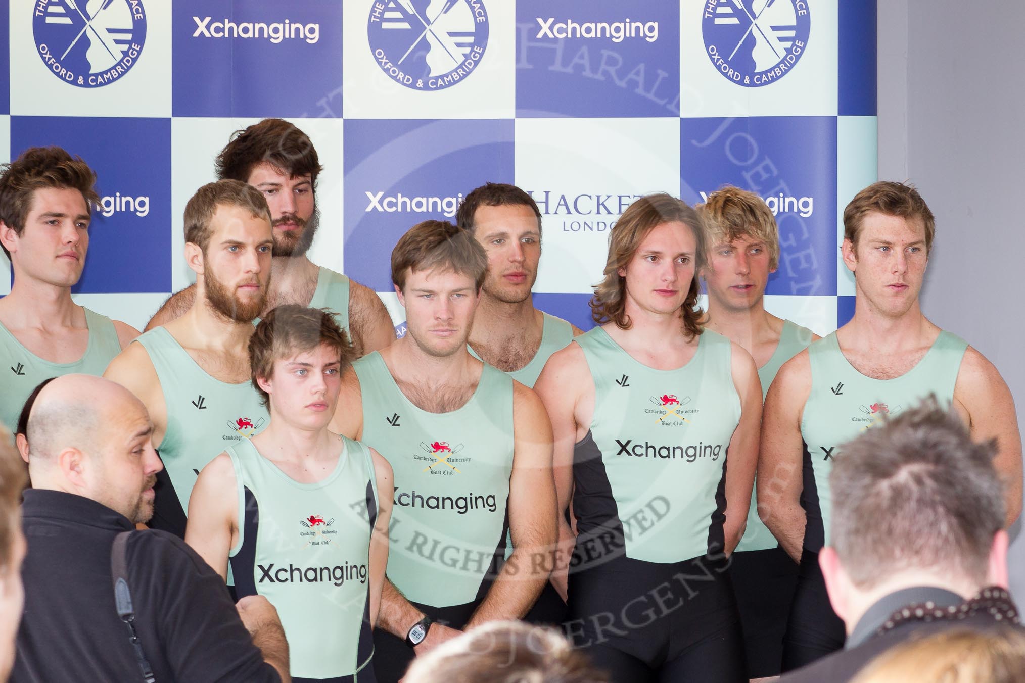 The Boat Race season 2012 - Crew Announcement and Weigh In: CUBC squad gathering for the world press..
Forman's Fish Island,
London E3,

United Kingdom,
on 05 March 2012 at 10:29, image #45