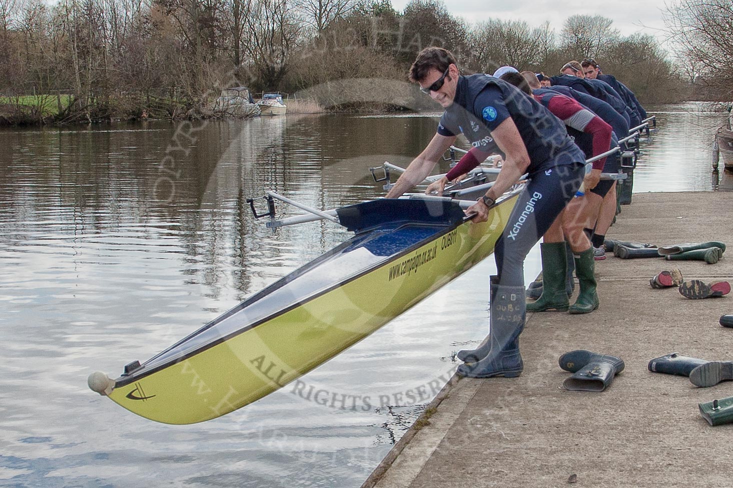 The Boat Race season 2012 - OUBC training: The last Wallingford training before The Boat Race. Alexander Woods, William Zeng, Kevin Baum, Alexander Davidson, Karl Hudspith, Hanno Wienhausen, Dan Harvey, and Roel Haen..


Oxfordshire,
United Kingdom,
on 20 March 2012 at 14:59, image #12