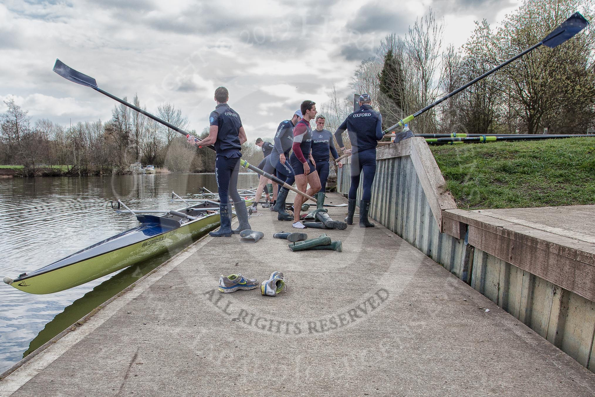 The Boat Race season 2012 - OUBC training: From front to back Alexander Woods, William Zeng, Kevin Baum, Alexander Davidson, Karl Hudspith, Hanno Wienhausen, Dan Harvey, and Roel Haen..


Oxfordshire,
United Kingdom,
on 20 March 2012 at 14:59, image #13