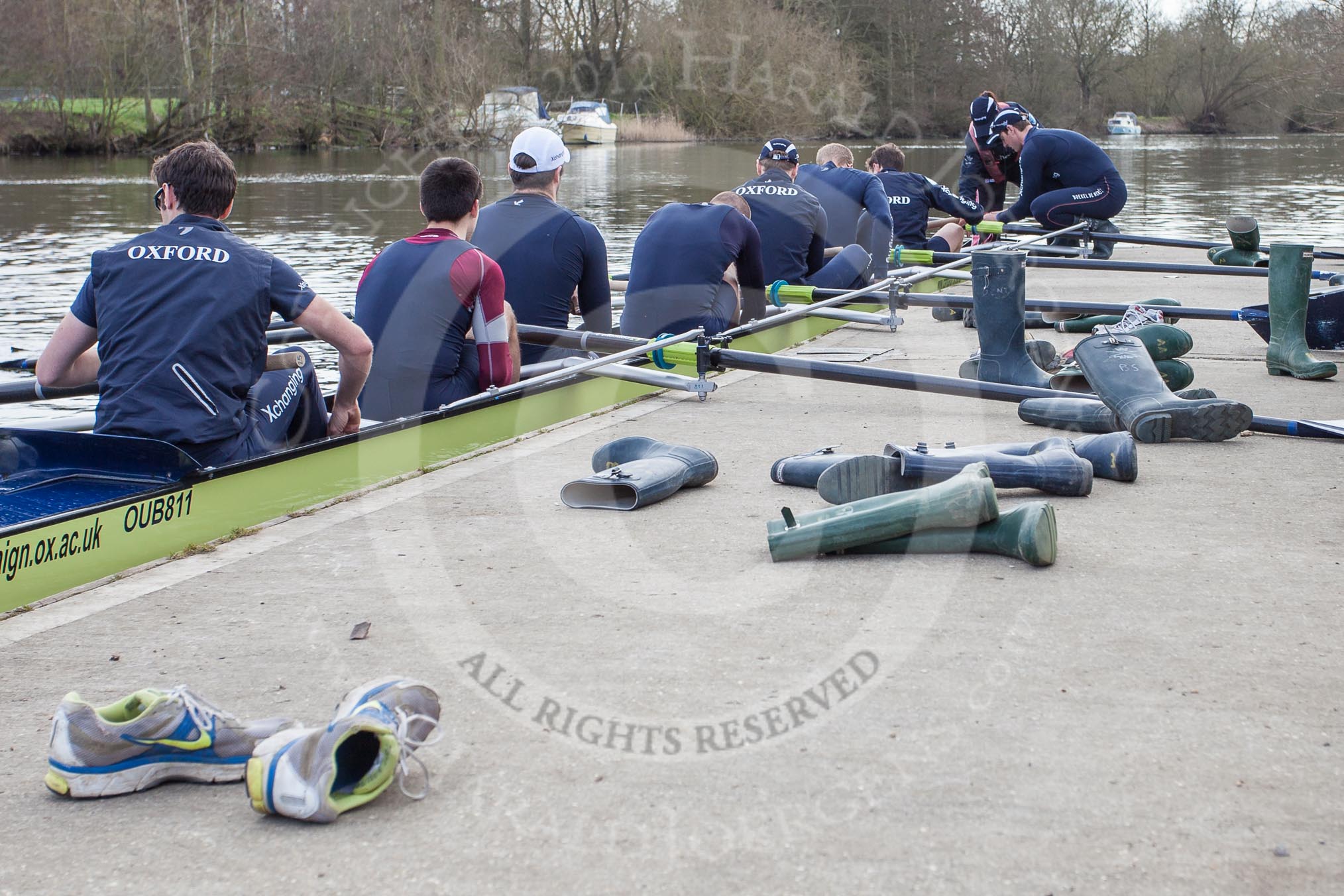 The Boat Race season 2012 - OUBC training: bow Dr. Alexander Woods, 2 William Zeng, 3 Kevin Baum, 4 Alexander Davidson, 5 Karl Hudspith, 6 Dr. Hanno Wienhausen, 7 Dan Harvey, stroke Roel Haen, and cox Zoe de Toledo..


Oxfordshire,
United Kingdom,
on 20 March 2012 at 15:00, image #15