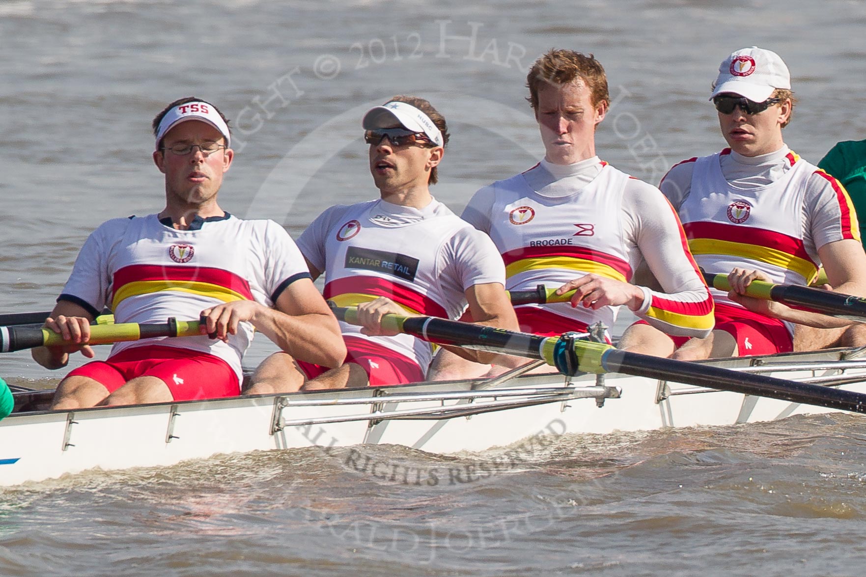 The Boat Race season 2012 - fixture OUBC vs Leander: Tideway Scullers unnamed strokeman, 7 seat, 6 seat, and 5 seat..




on 24 March 2012 at 13:48, image #52