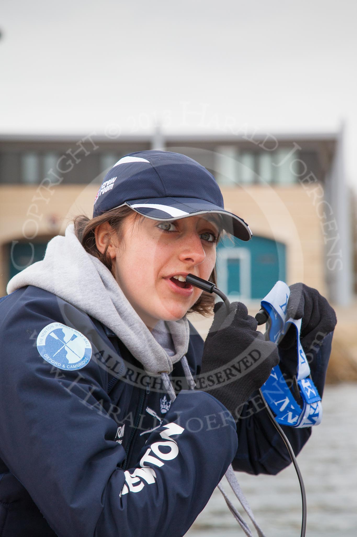 The Boat Race season 2013 - fixture OUWBC vs Molesey BC: OUWBC cox Sophie Shawdon..
Dorney Lake,
Dorney, Windsor,
Berkshire,
United Kingdom,
on 24 February 2013 at 11:13, image #23