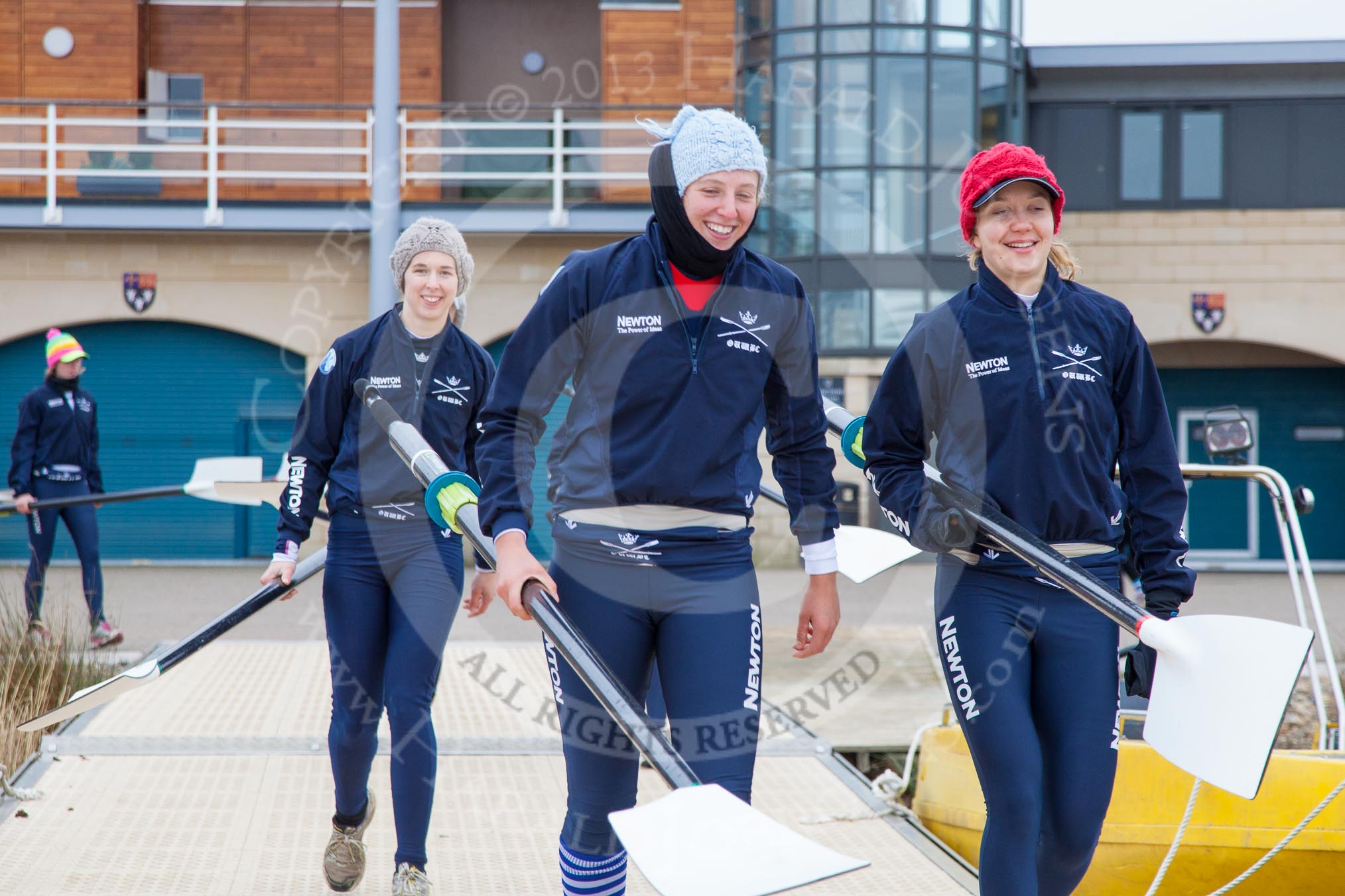 The Boat Race season 2013 - fixture OUWBC vs Molesey BC: OUWBC stroke Maxie Scheske, seven Anastasia Chitty and six Harriet Keane..
Dorney Lake,
Dorney, Windsor,
Berkshire,
United Kingdom,
on 24 February 2013 at 11:13, image #25