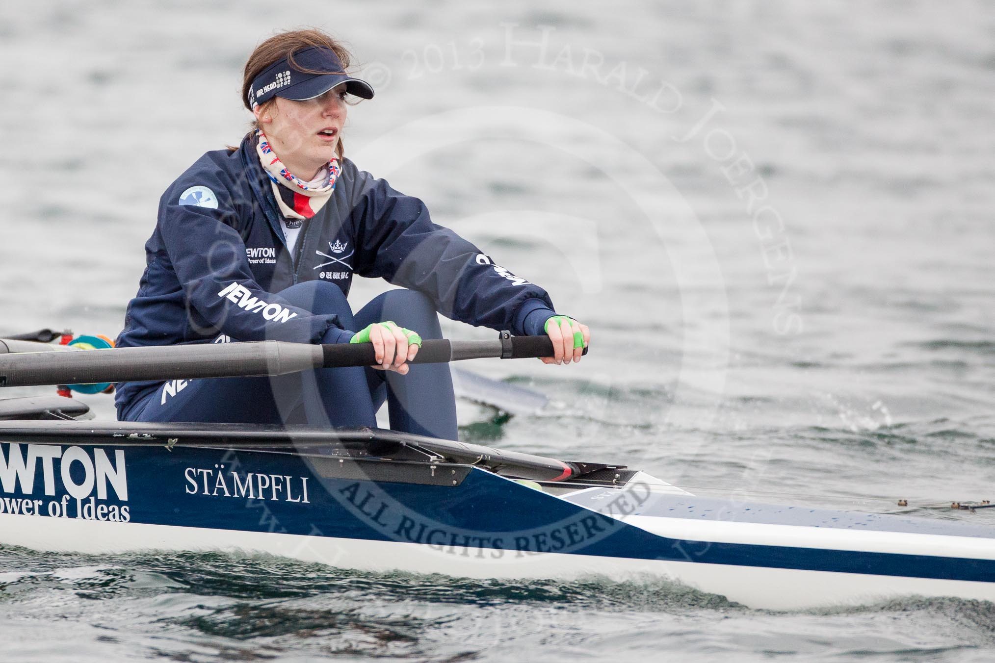 The Boat Race season 2013 - fixture OUWBC vs Molesey BC: OUWBC stroke Hannah Ledbury..
Dorney Lake,
Dorney, Windsor,
Berkshire,
United Kingdom,
on 24 February 2013 at 12:32, image #148