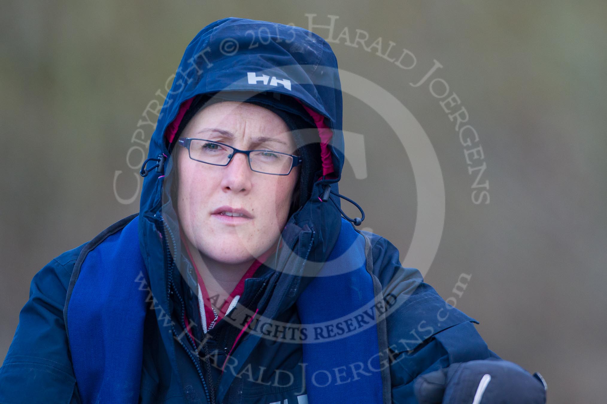 The Boat Race season 2013 - OUWBC training: OUWBC Assistant Coach Natasha Townsend, 5th in the women's eight at the 2008 Summer Olympics..
River Thames,
Wallingford,
Oxfordshire,
United Kingdom,
on 13 March 2013 at 17:06, image #76