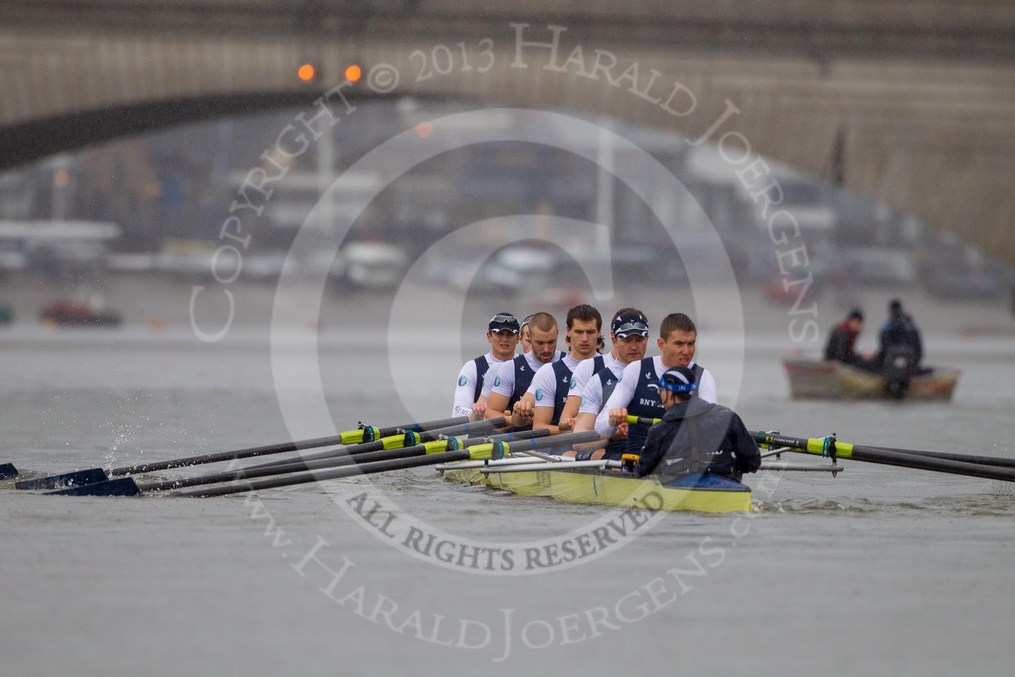 The Boat Race season 2013 - fixture OUBC vs German Eight.
River Thames,
London SW15,

United Kingdom,
on 17 March 2013 at 14:57, image #32