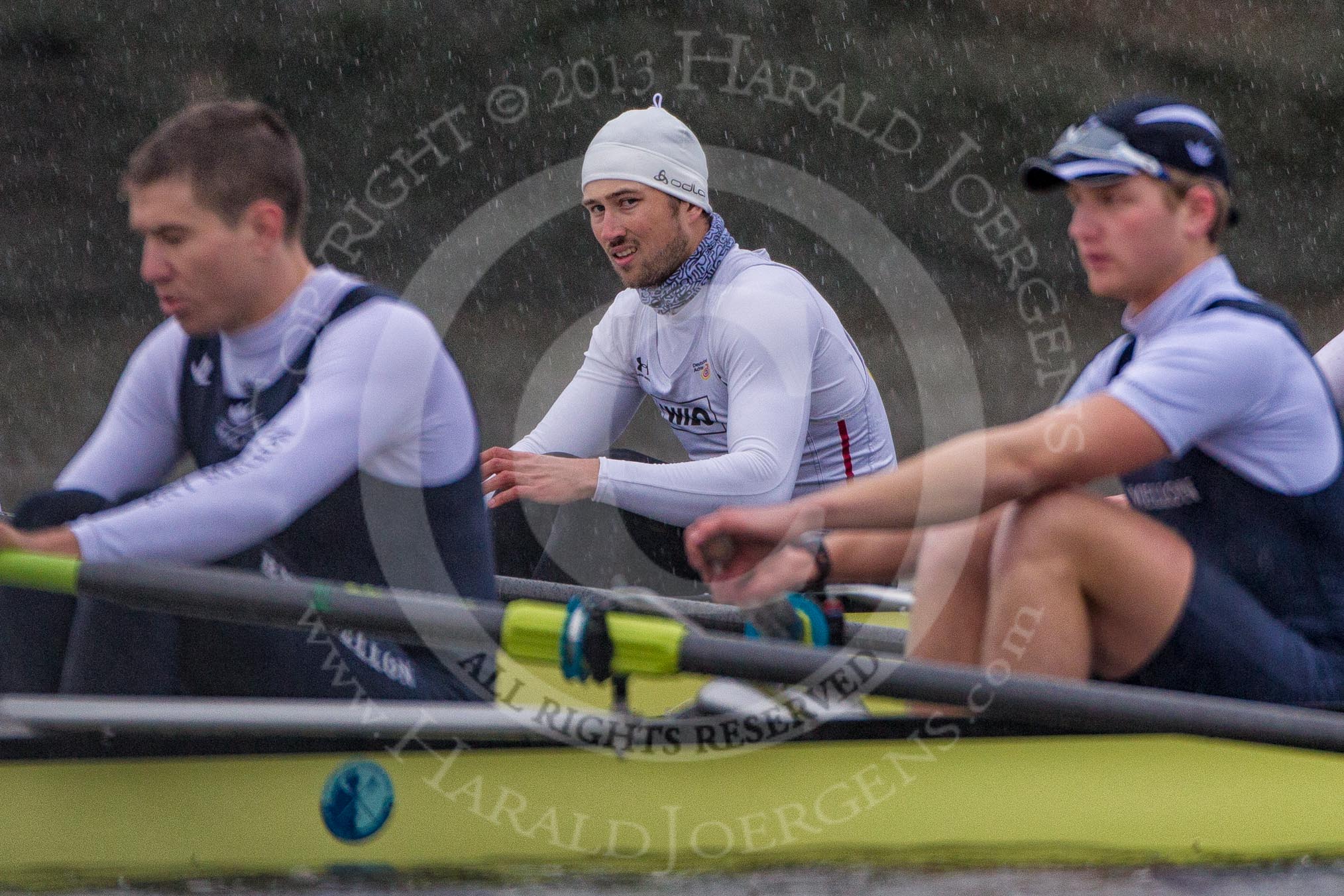 The Boat Race season 2013 - fixture OUBC vs German Eight.
River Thames,
London SW15,

United Kingdom,
on 17 March 2013 at 15:00, image #38