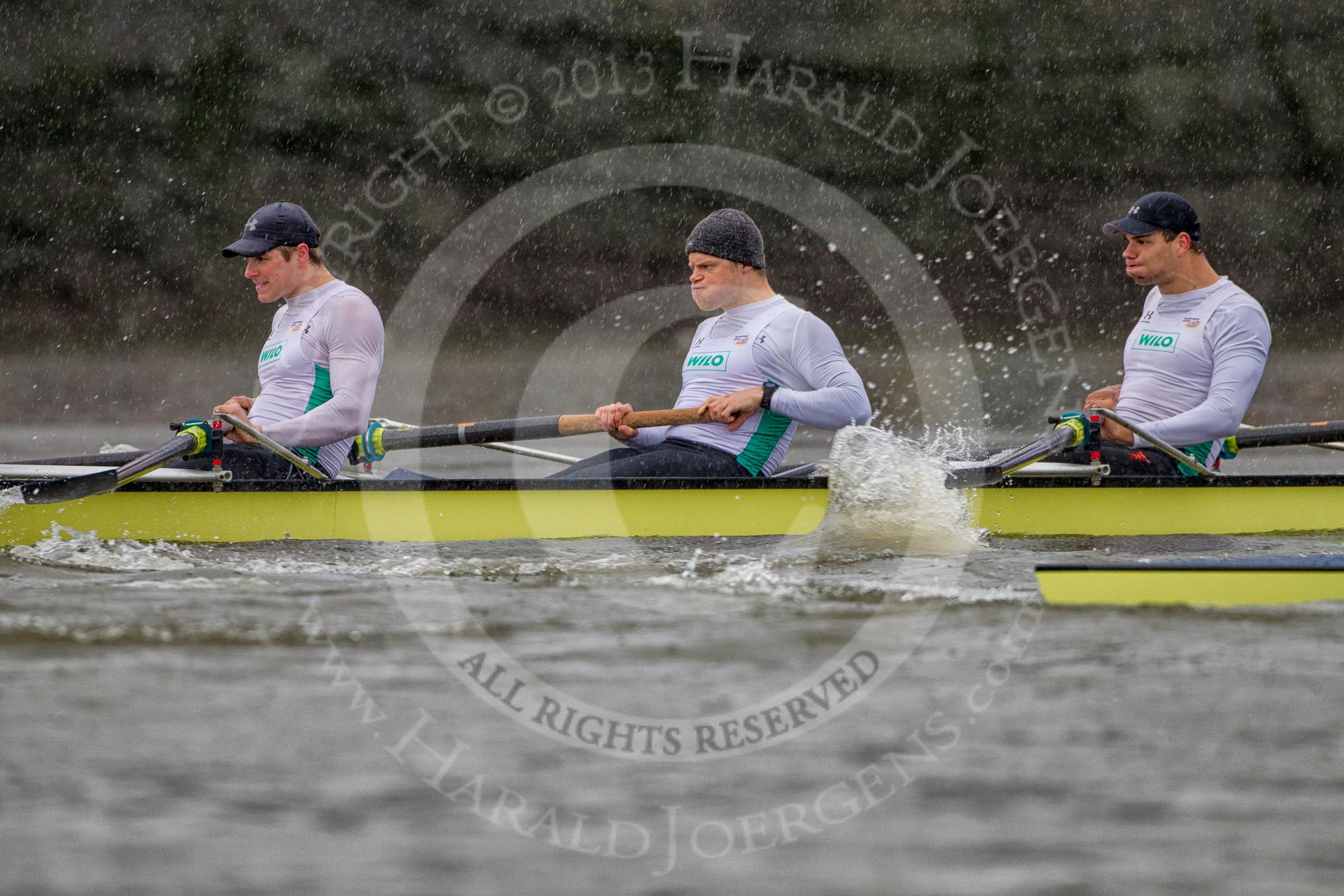 The Boat Race season 2013 - fixture OUBC vs German Eight.
River Thames,
London SW15,

United Kingdom,
on 17 March 2013 at 15:00, image #43