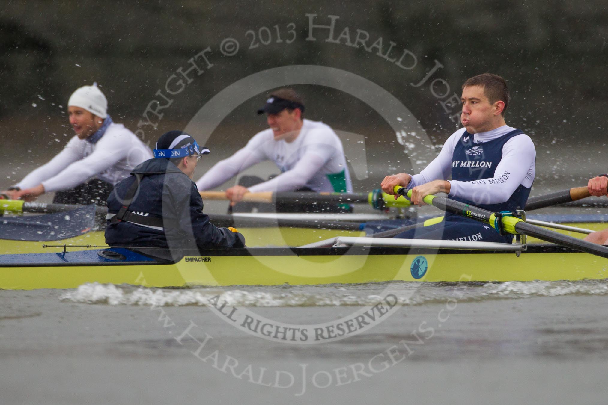 The Boat Race season 2013 - fixture OUBC vs German Eight.
River Thames,
London SW15,

United Kingdom,
on 17 March 2013 at 15:00, image #47