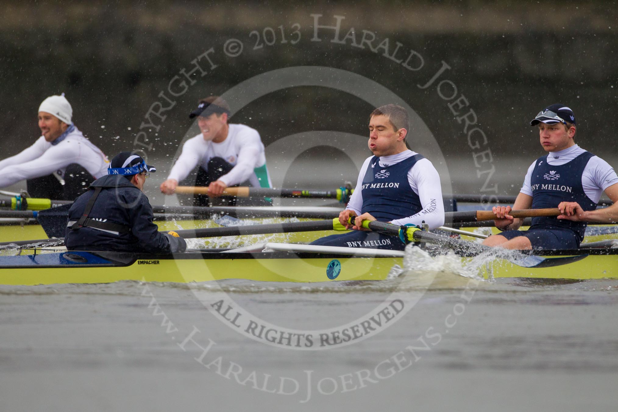 The Boat Race season 2013 - fixture OUBC vs German Eight.
River Thames,
London SW15,

United Kingdom,
on 17 March 2013 at 15:00, image #48