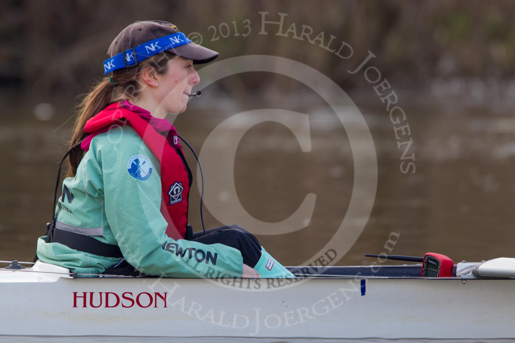 The Boat Race season 2013 - CUWBC training: The CUWBC Blue Boat, cox Esther Momcilovic..
River Thames near Remenham,
Henley-on-Thames,
Oxfordshire,
United Kingdom,
on 19 March 2013 at 15:31, image #19