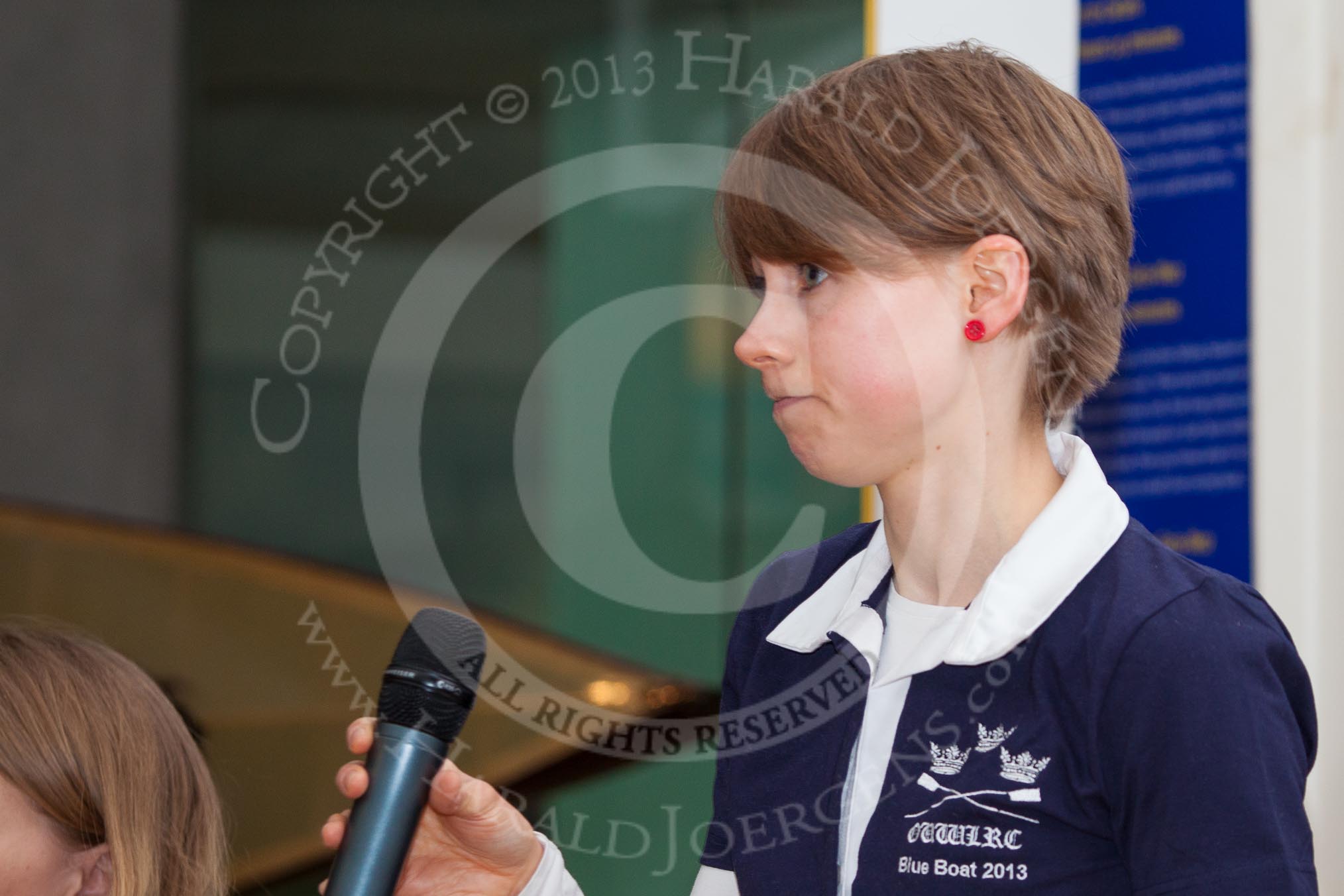 The Boat Race Season 2013 - Henley Boat Races Challenge: The crew of the OUWLRC Blue Boat - cox Aislinn Brown..
River and Rowing Museum,
H,


on 19 March 2013 at 11:08, image #32