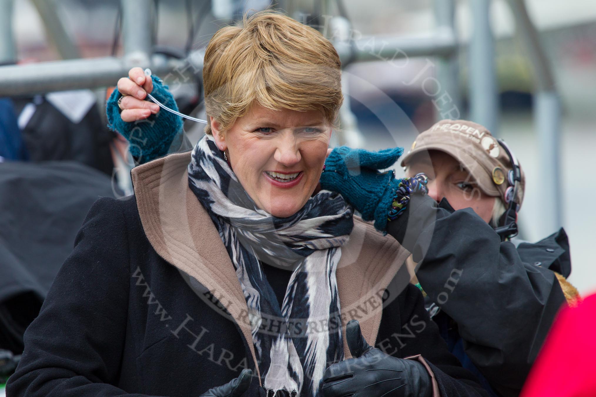 The Boat Race 2013: BBC Sport commentator Clare Balding getting ready for the 2013 Boat Race..
Putney,
London SW15,

United Kingdom,
on 31 March 2013 at 14:29, image #78