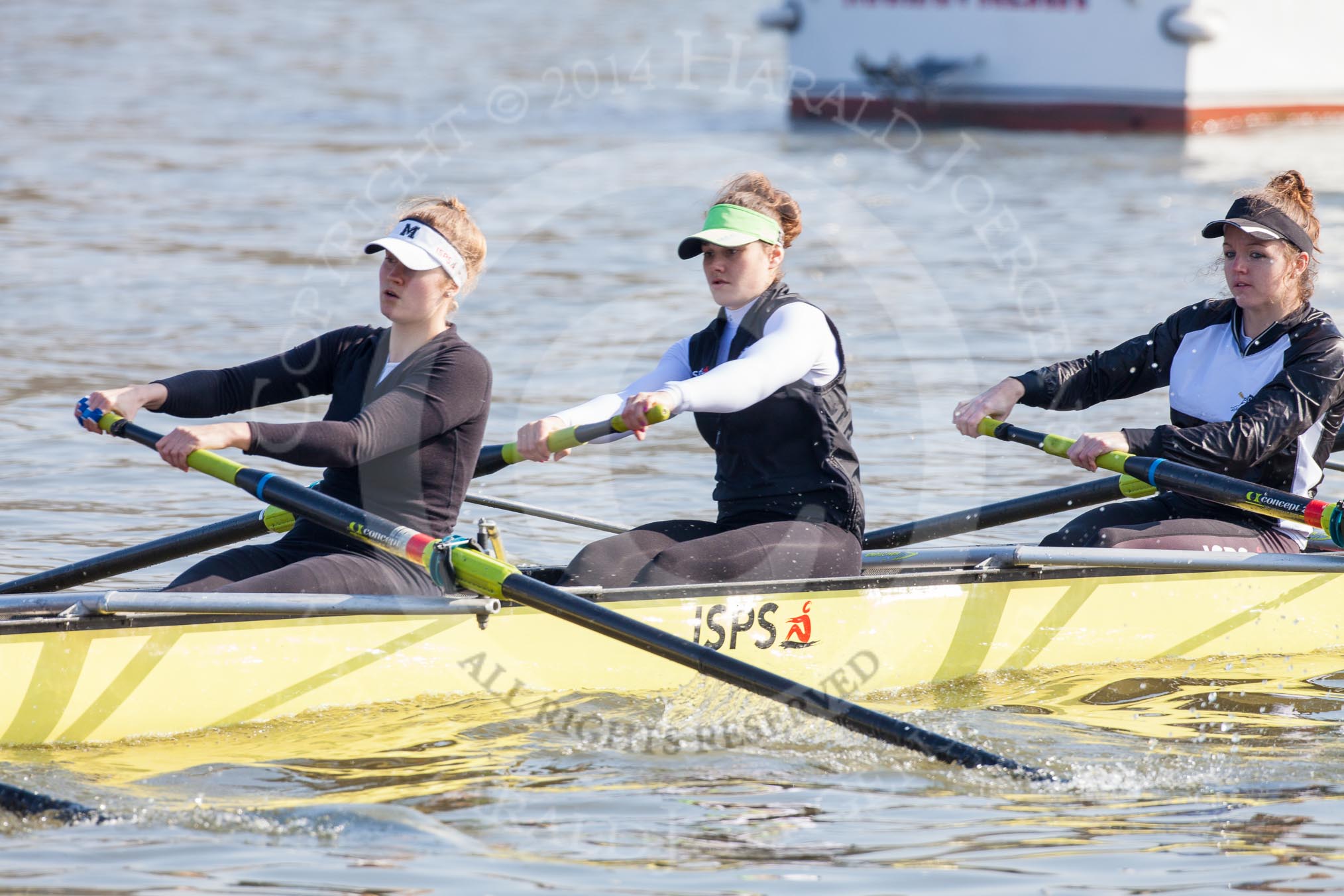 The Boat Race season 2014 - fixture OUWBC vs Molesey BC: The Molesey BC Eight, with 5 Amber Anderson, 4 Victoria Watts and 3 Nel Castle-Smith..




on 01 March 2014 at 12:03, image #22