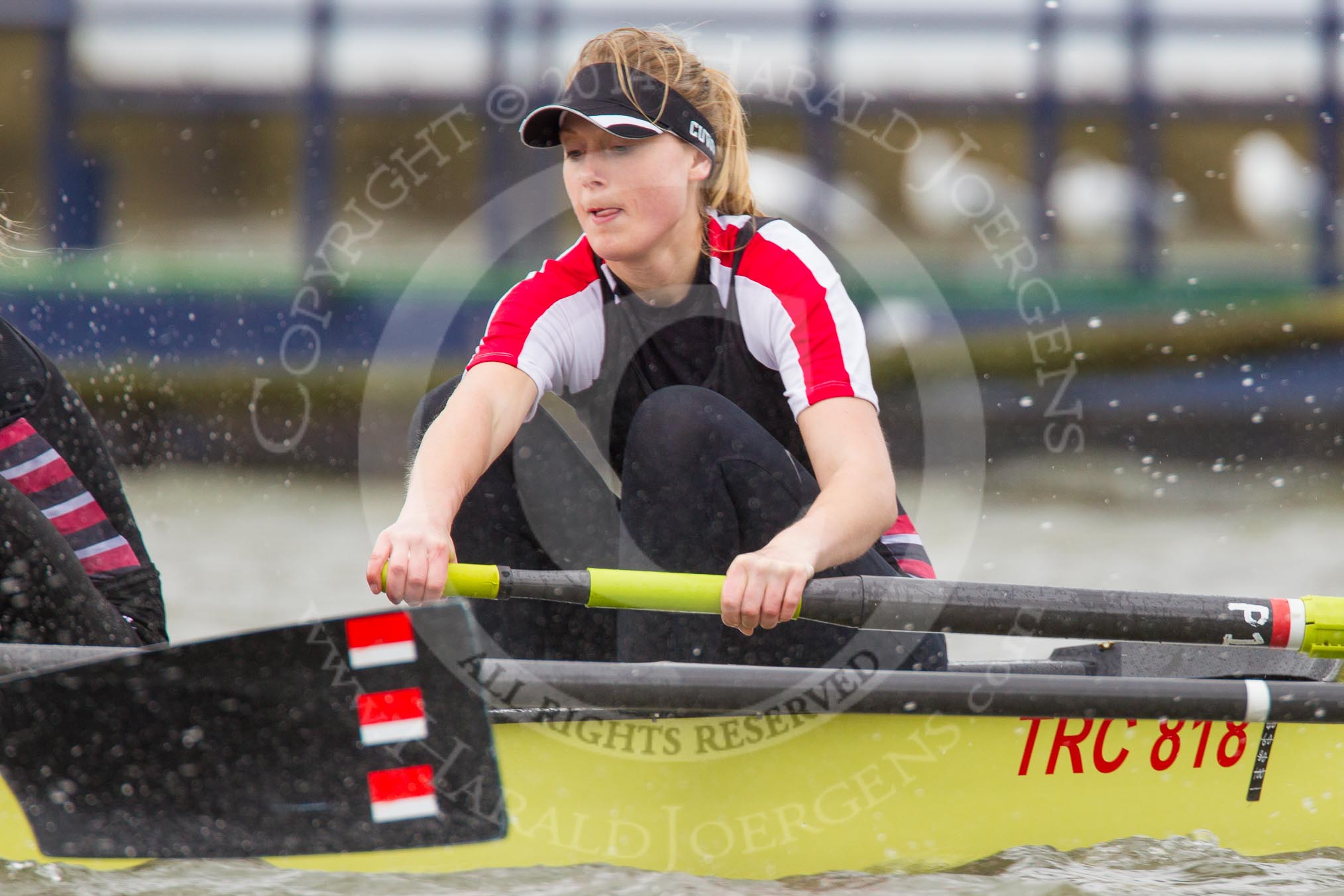 The Boat Race season 2014 - fixture CUWBC vs Thames RC: In the Thames RC boat at bow bow Caroline Reid..




on 02 March 2014 at 13:11, image #61