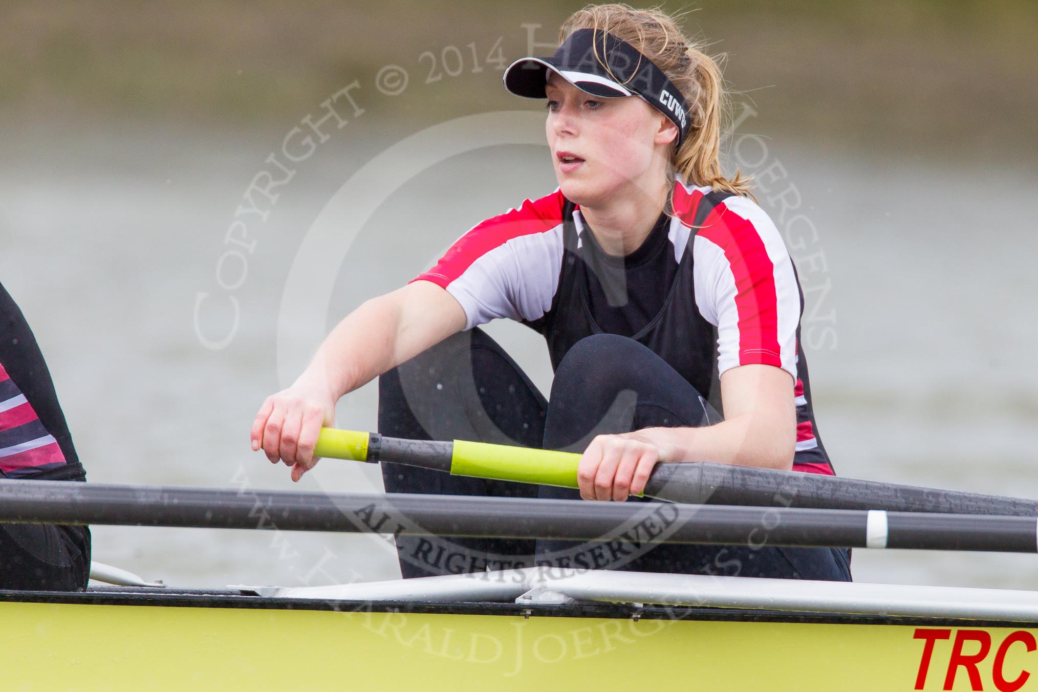 The Boat Race season 2014 - fixture CUWBC vs Thames RC: In the Thames RC boat at bow Jessica Denman..




on 02 March 2014 at 13:13, image #76