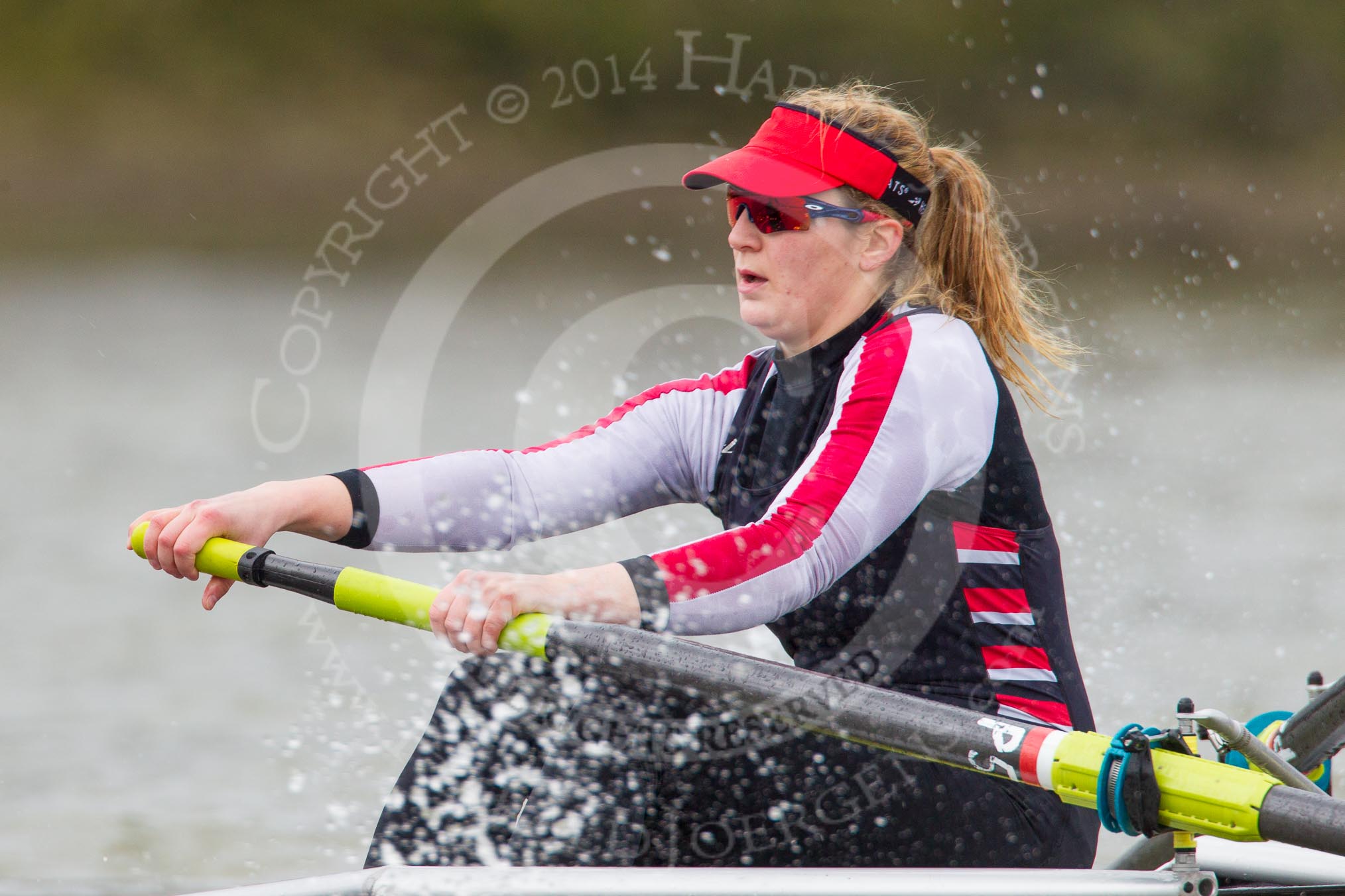 The Boat Race season 2014 - fixture CUWBC vs Thames RC: In the Thames RC boat in the 5 seat Sarah Jones..




on 02 March 2014 at 13:13, image #80