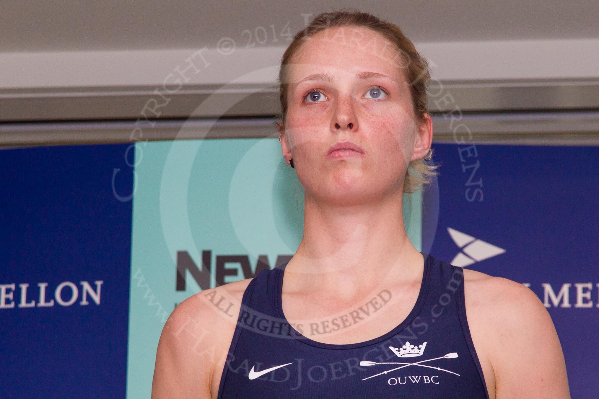 The Boat Race season 2014 - Crew Announcement and Weigh In: The 2014 Women's Boat Race crews: Oxford 2 seat Alice Carrington-Windo - 67.2kg..
BNY Mellon Centre,
London EC4V 4LA,
London,
United Kingdom,
on 10 March 2014 at 11:45, image #20