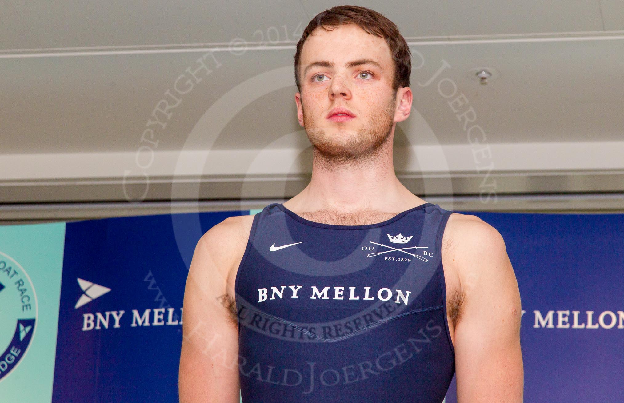 The Boat Race season 2014 - Crew Announcement and Weigh In: The 2014 Boat Race crews: Oxford 2 seat Chris Fairweather - 85.4kg..
BNY Mellon Centre,
London EC4V 4LA,
London,
United Kingdom,
on 10 March 2014 at 11:59, image #80