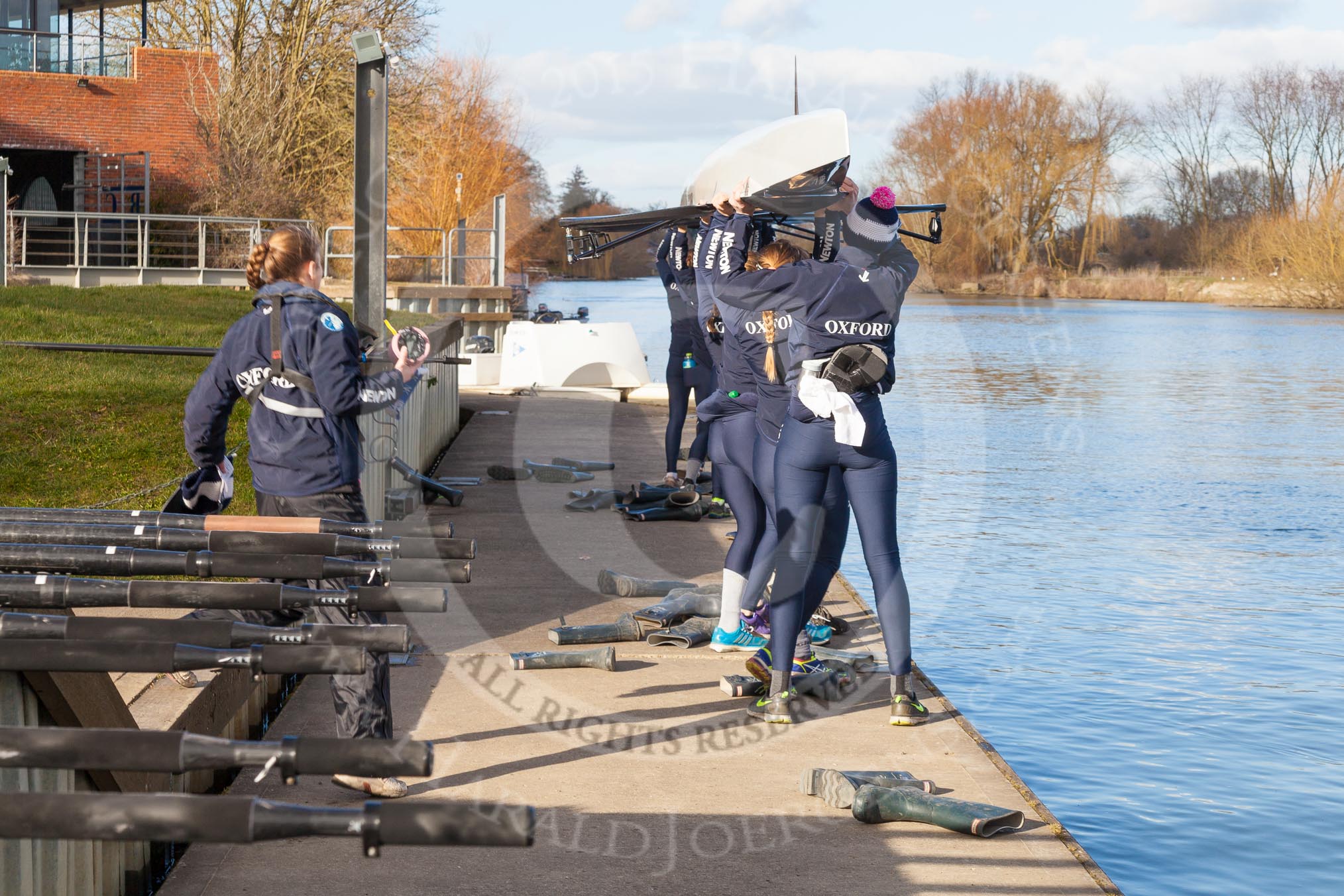 The Boat Race season 2015: OUWBC training Wallingford.

Wallingford,

United Kingdom,
on 04 March 2015 at 15:25, image #16