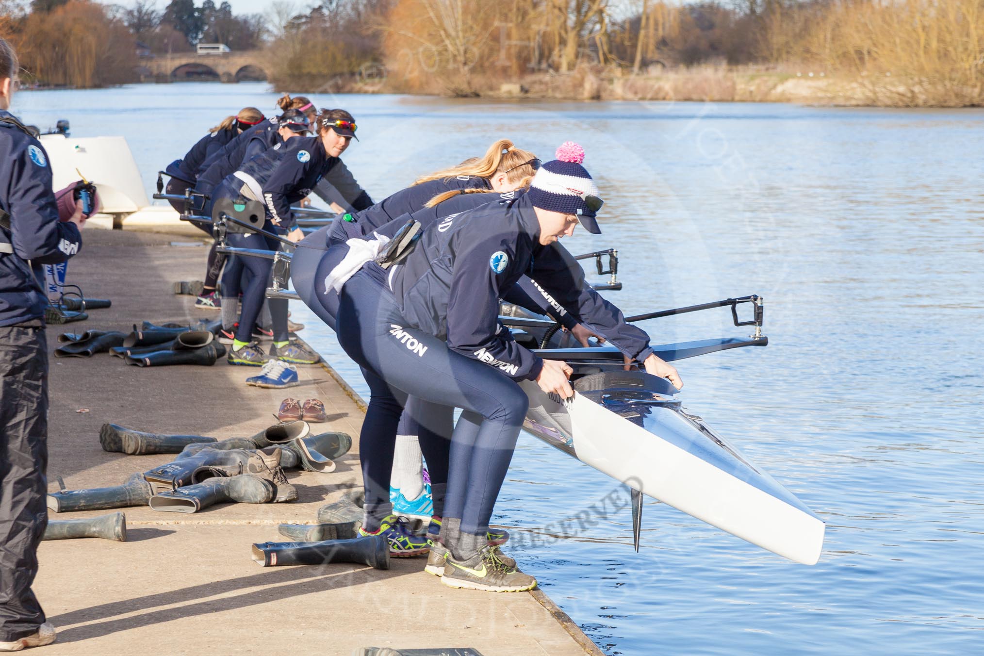 The Boat Race season 2015: OUWBC training Wallingford.

Wallingford,

United Kingdom,
on 04 March 2015 at 15:25, image #17