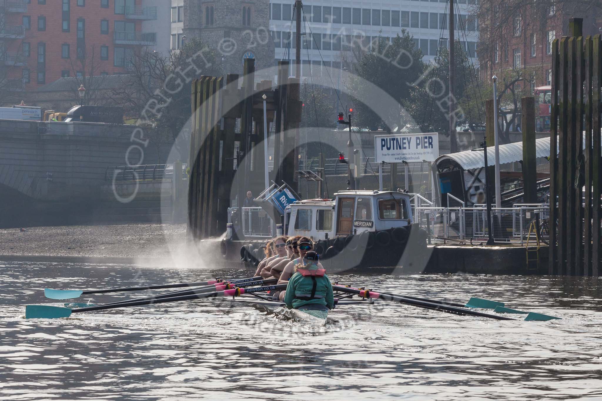 The Boat Race season 2015 - Tideway Week.
River Thames between Putney and Mortlake,
London,

United Kingdom,
on 08 April 2015 at 10:46, image #104