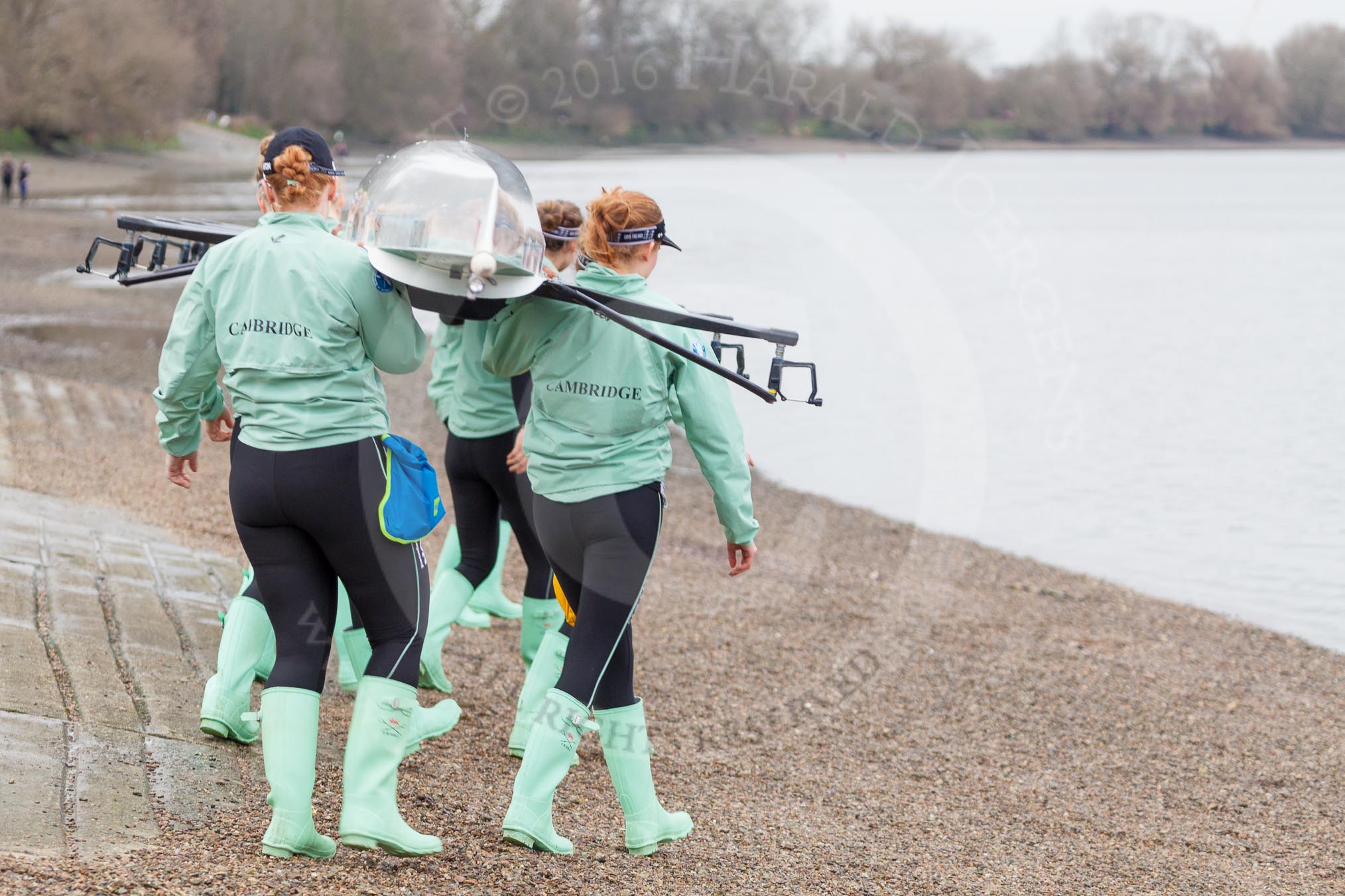 The Boat Race season 2016 - Women's Boat Race Fixture CUWBC vs OBUBC.
River Thames between Putney Bridge and Mortlake,
London SW15,

United Kingdom,
on 31 January 2016 at 15:13, image #5