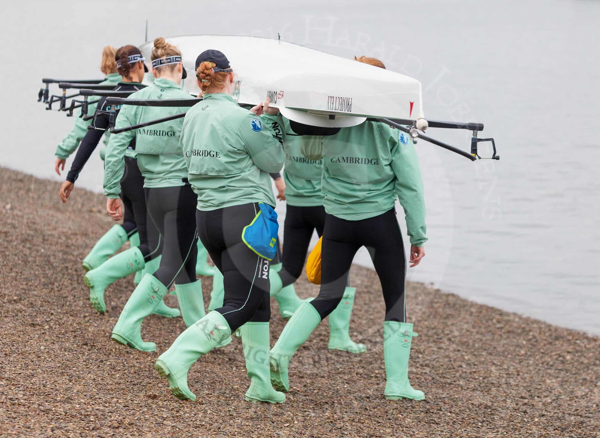 The Boat Race season 2016 - Women's Boat Race Fixture CUWBC vs OBUBC.
River Thames between Putney Bridge and Mortlake,
London SW15,

United Kingdom,
on 31 January 2016 at 15:13, image #6