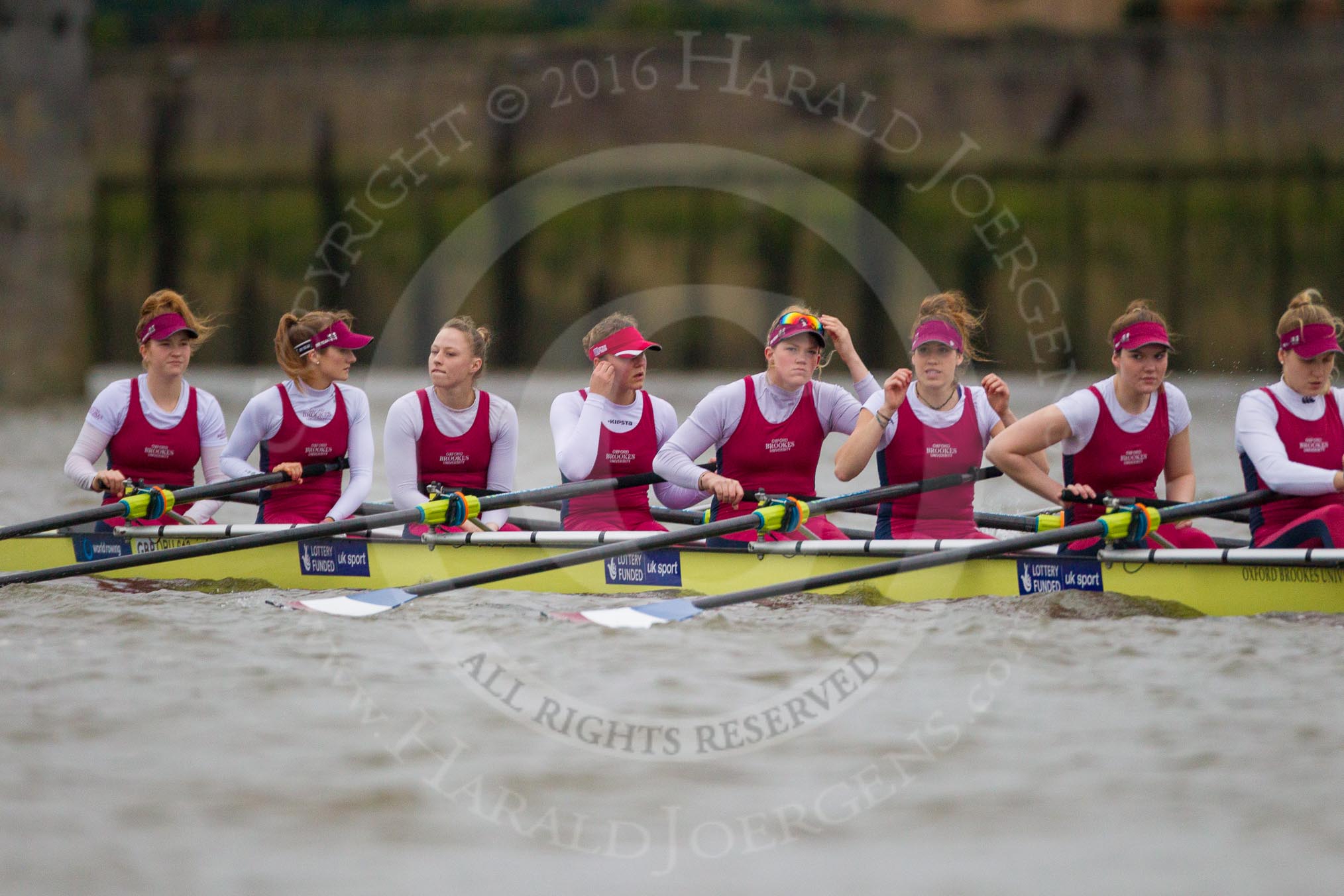 The Boat Race season 2016 - Women's Boat Race Fixture CUWBC vs OBUBC.
River Thames between Putney Bridge and Mortlake,
London SW15,

United Kingdom,
on 31 January 2016 at 15:55, image #49