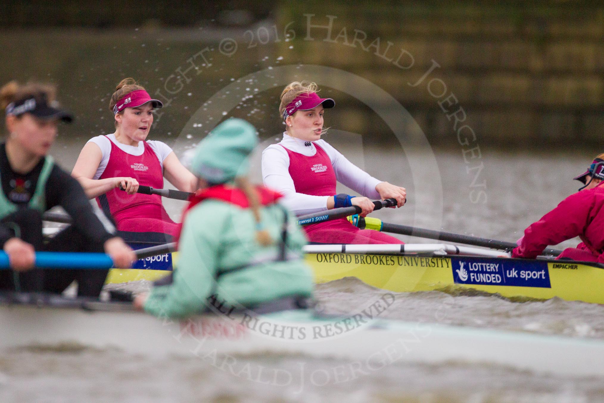 The Boat Race season 2016 - Women's Boat Race Fixture CUWBC vs OBUBC.
River Thames between Putney Bridge and Mortlake,
London SW15,

United Kingdom,
on 31 January 2016 at 16:00, image #60