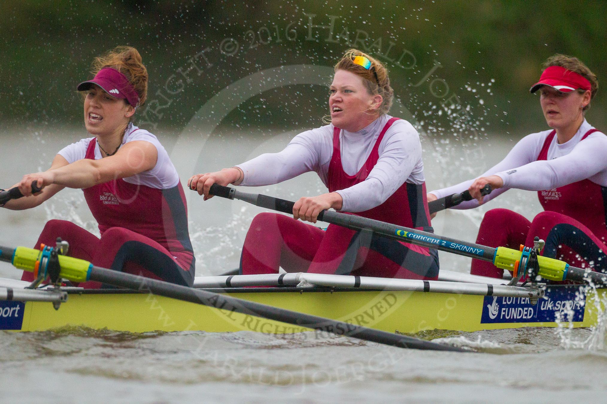 The Boat Race season 2016 - Women's Boat Race Fixture CUWBC vs OBUBC.
River Thames between Putney Bridge and Mortlake,
London SW15,

United Kingdom,
on 31 January 2016 at 16:21, image #130