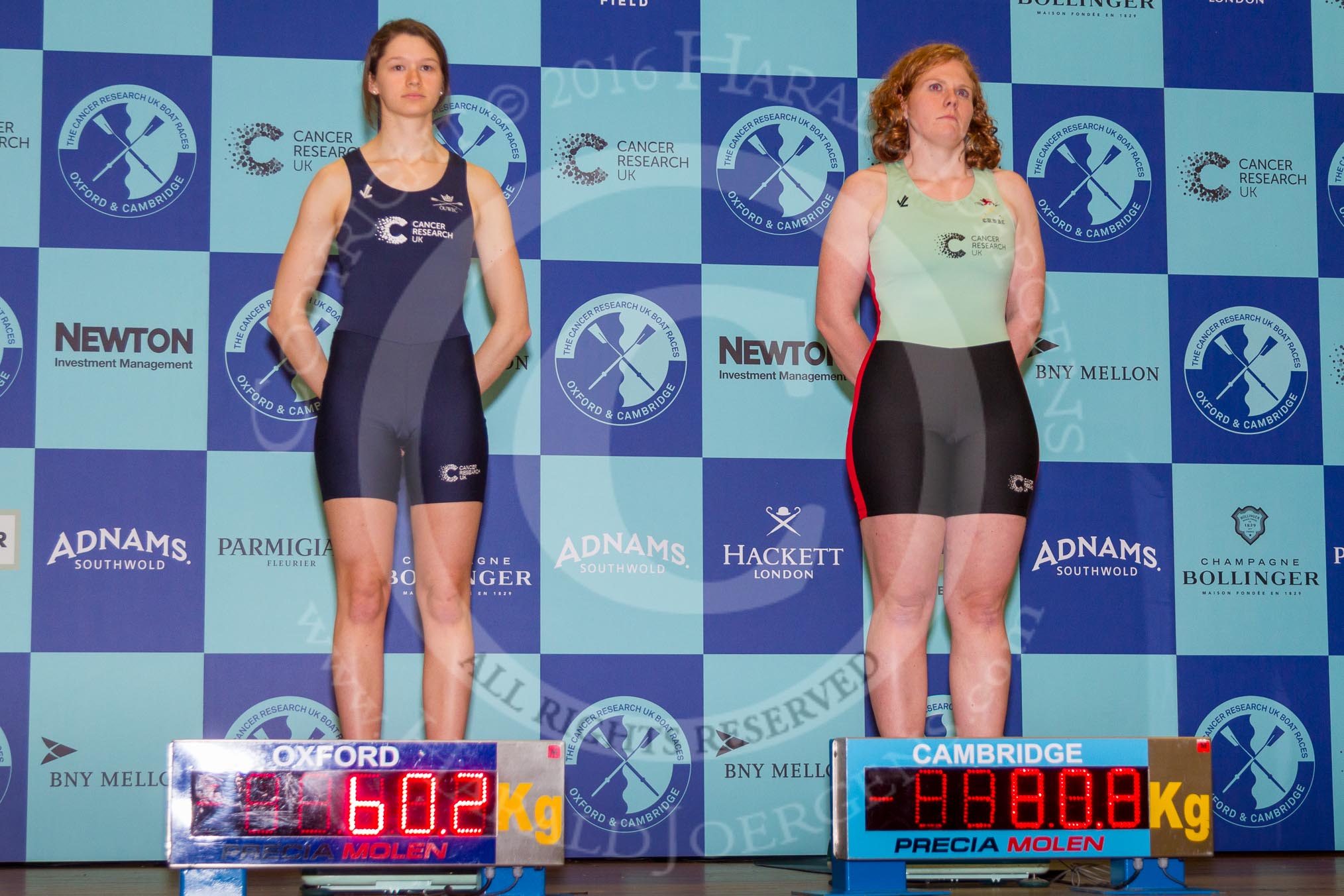 The Boat Race season 2016 - Crew Announcement and Weigh-In: The Women's Boat Race, bow: Oxford: Emma Lukasiewicz – 60.4kg, Cambridge: Ashton Brown – 81.0kg.
Westmister Hall, Westminster,
London SW11,

United Kingdom,
on 01 March 2016 at 10:09, image #19