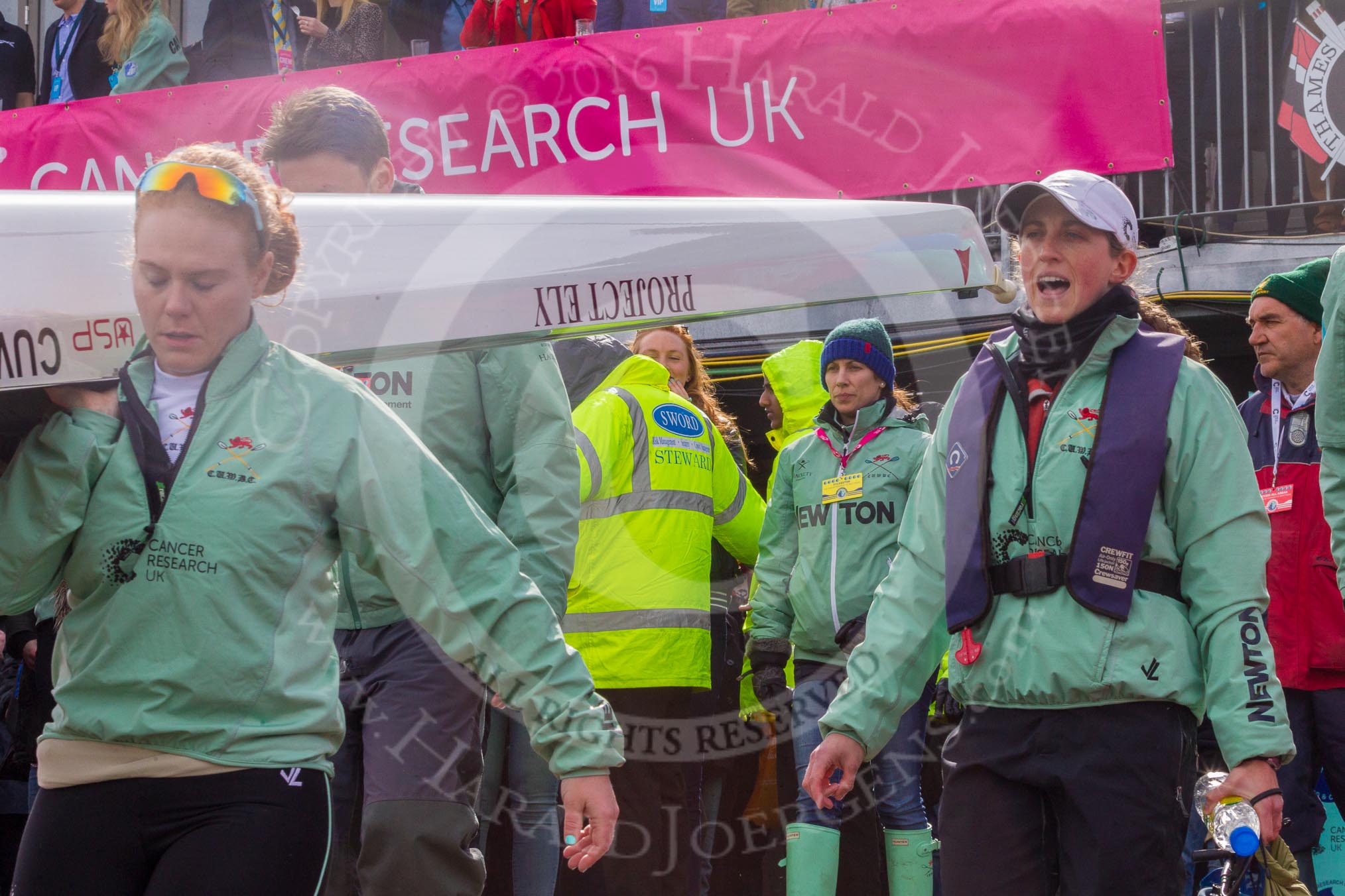 The Boat Race season 2016 -  The Cancer Research Women's Boat Race.
River Thames between Putney Bridge and Mortlake,
London SW15,

United Kingdom,
on 27 March 2016 at 13:25, image #98