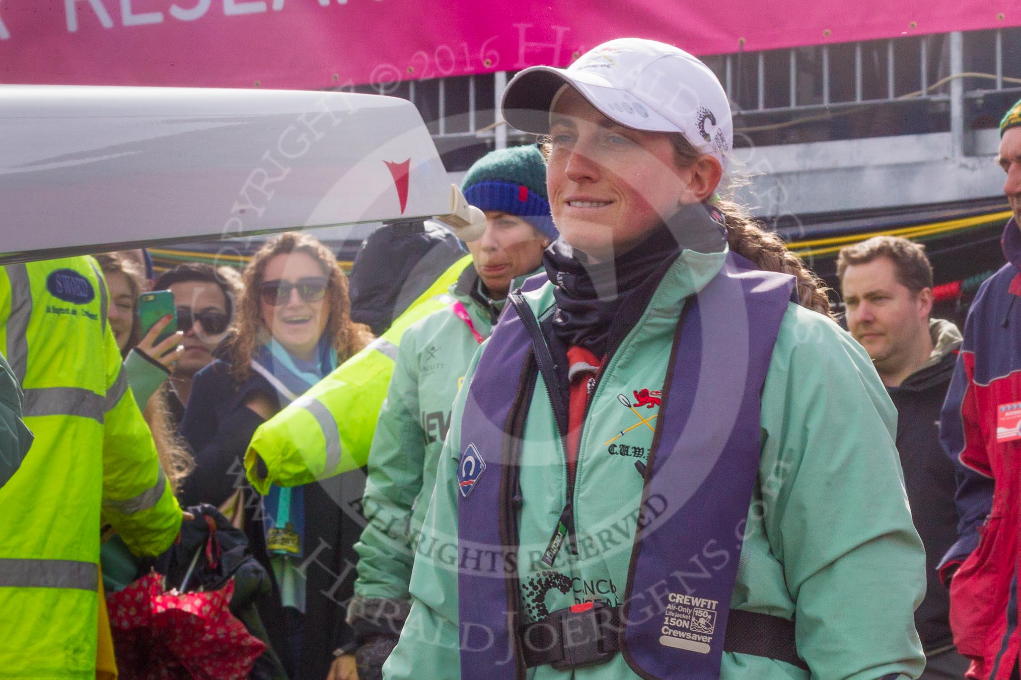 The Boat Race season 2016 -  The Cancer Research Women's Boat Race.
River Thames between Putney Bridge and Mortlake,
London SW15,

United Kingdom,
on 27 March 2016 at 13:25, image #99