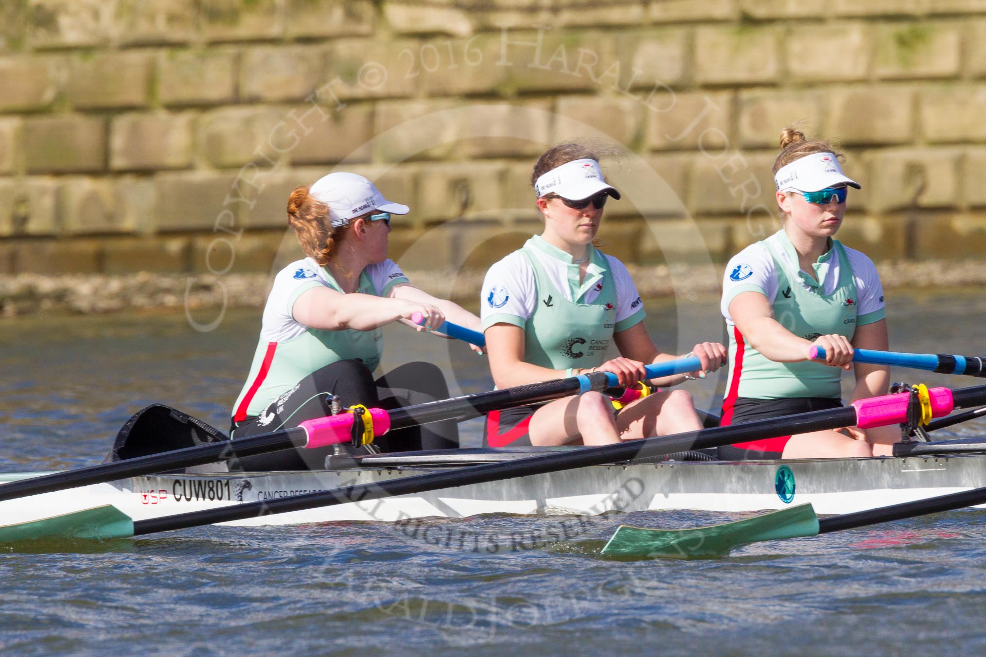 The Boat Race season 2016 -  The Cancer Research Women's Boat Race.
River Thames between Putney Bridge and Mortlake,
London SW15,

United Kingdom,
on 27 March 2016 at 14:06, image #156