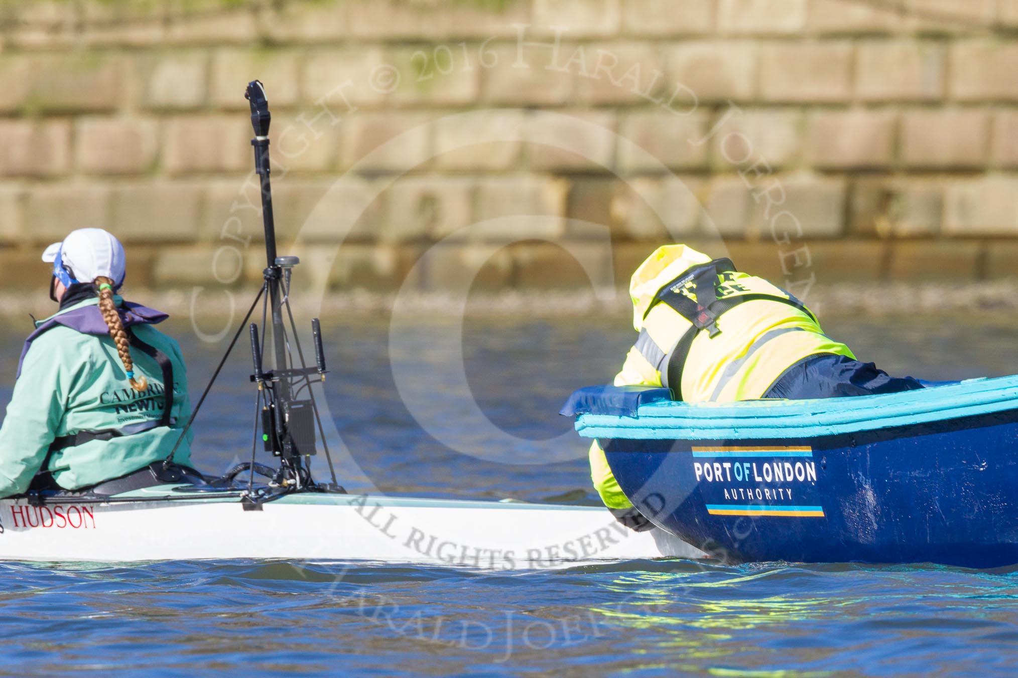 The Boat Race season 2016 -  The Cancer Research Women's Boat Race.
River Thames between Putney Bridge and Mortlake,
London SW15,

United Kingdom,
on 27 March 2016 at 14:07, image #159