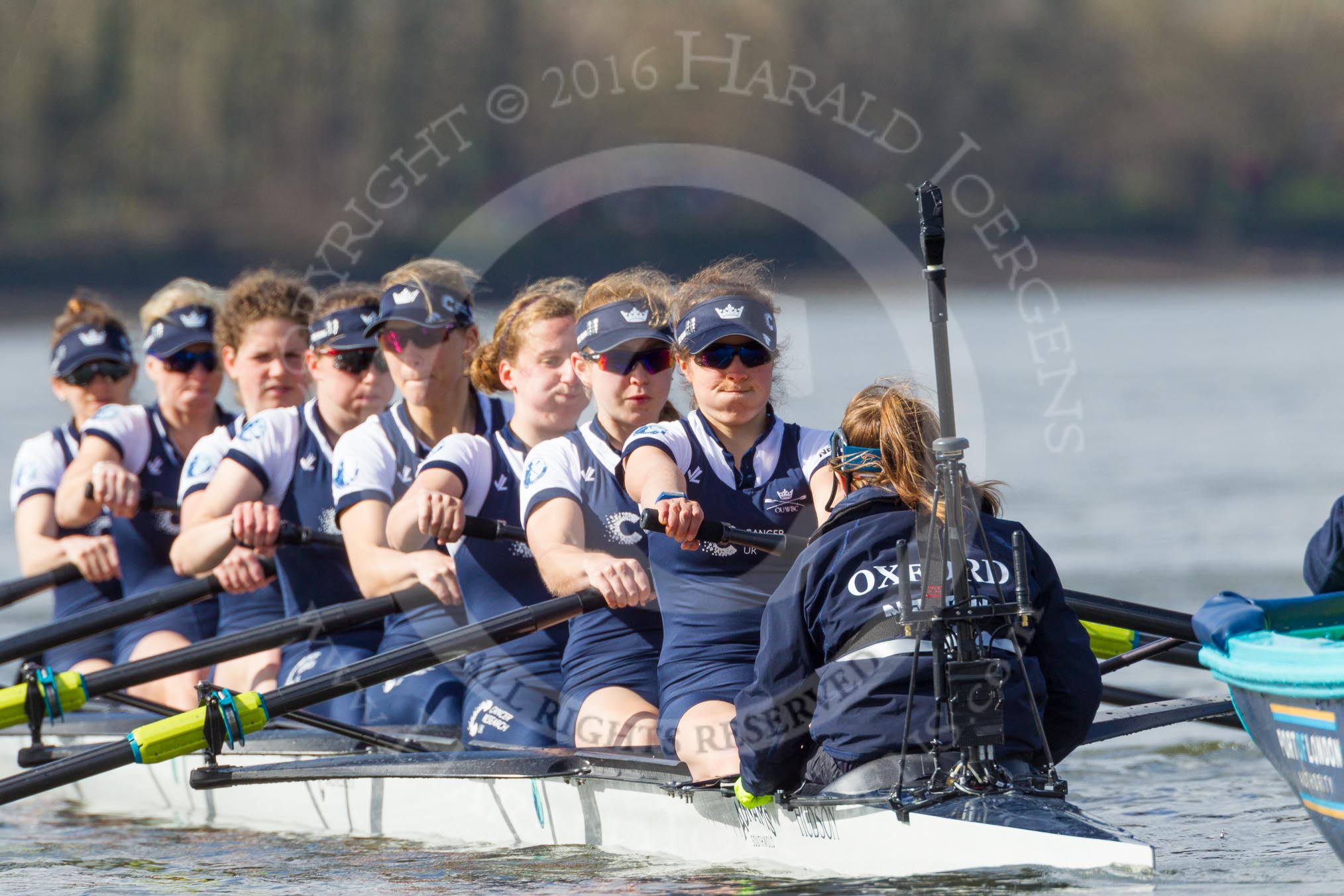 The Boat Race season 2016 -  The Cancer Research Women's Boat Race.
River Thames between Putney Bridge and Mortlake,
London SW15,

United Kingdom,
on 27 March 2016 at 14:10, image #173