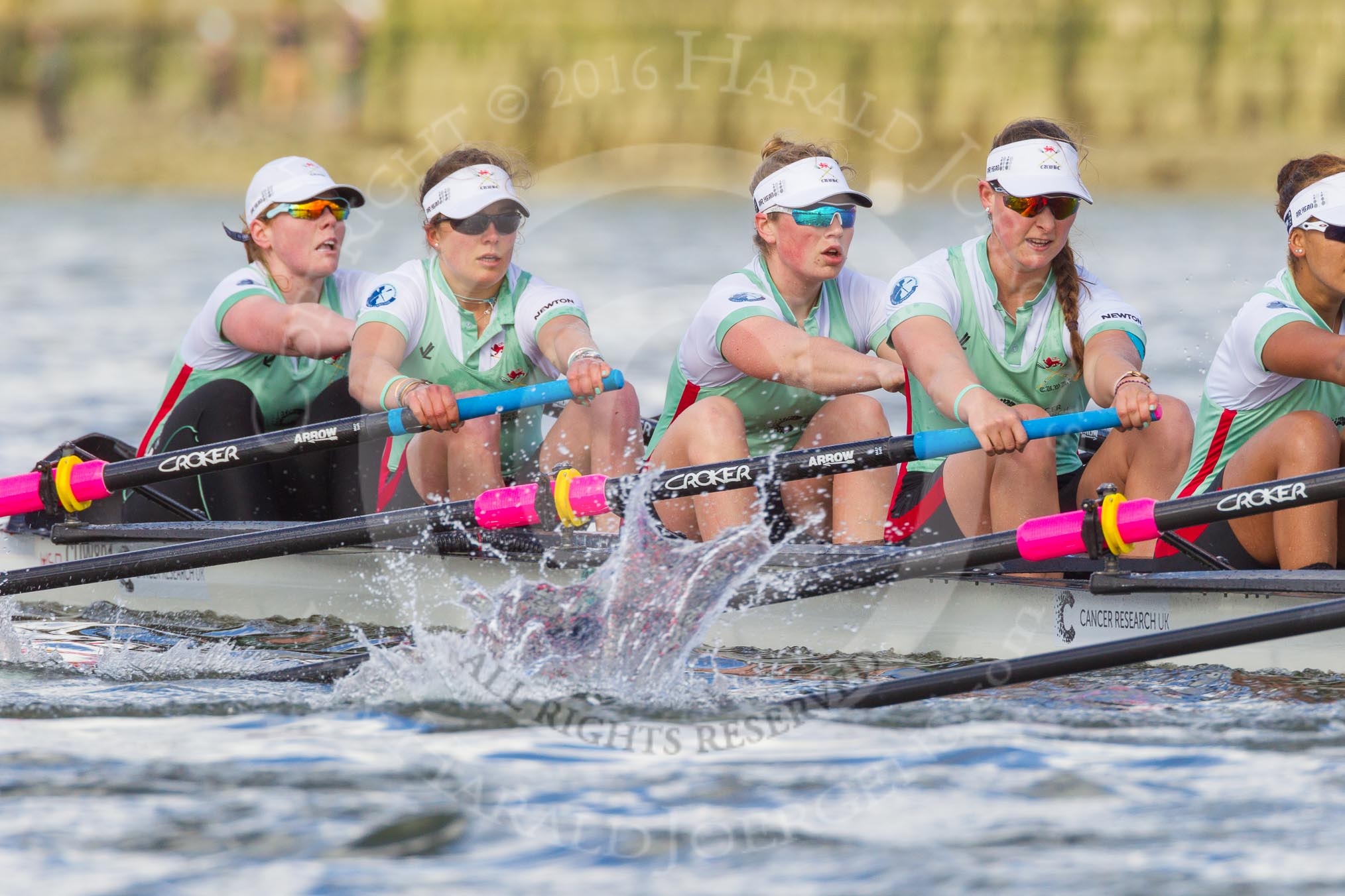 The Boat Race season 2016 -  The Cancer Research Women's Boat Race.
River Thames between Putney Bridge and Mortlake,
London SW15,

United Kingdom,
on 27 March 2016 at 14:14, image #211