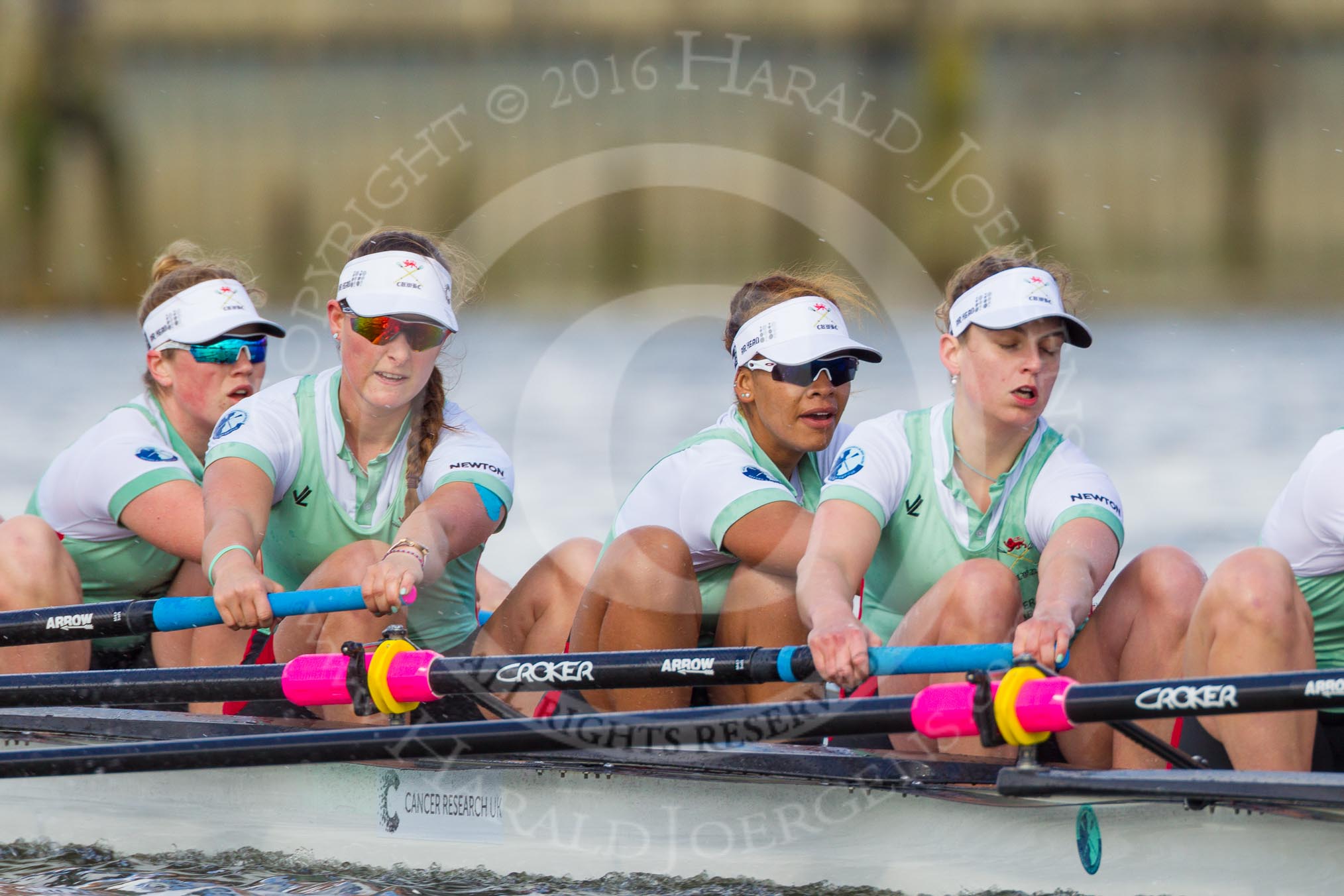 The Boat Race season 2016 -  The Cancer Research Women's Boat Race.
River Thames between Putney Bridge and Mortlake,
London SW15,

United Kingdom,
on 27 March 2016 at 14:15, image #214