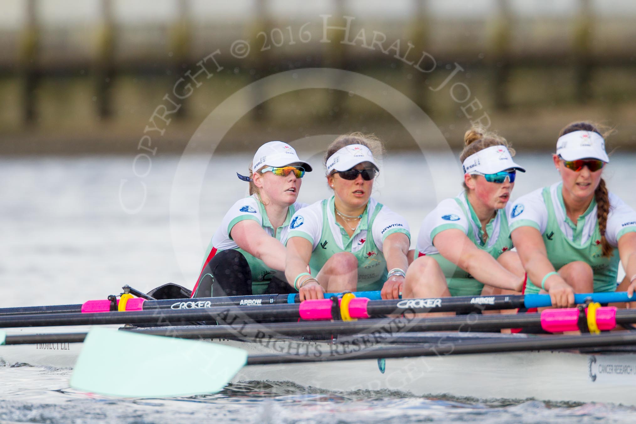 The Boat Race season 2016 -  The Cancer Research Women's Boat Race.
River Thames between Putney Bridge and Mortlake,
London SW15,

United Kingdom,
on 27 March 2016 at 14:15, image #218