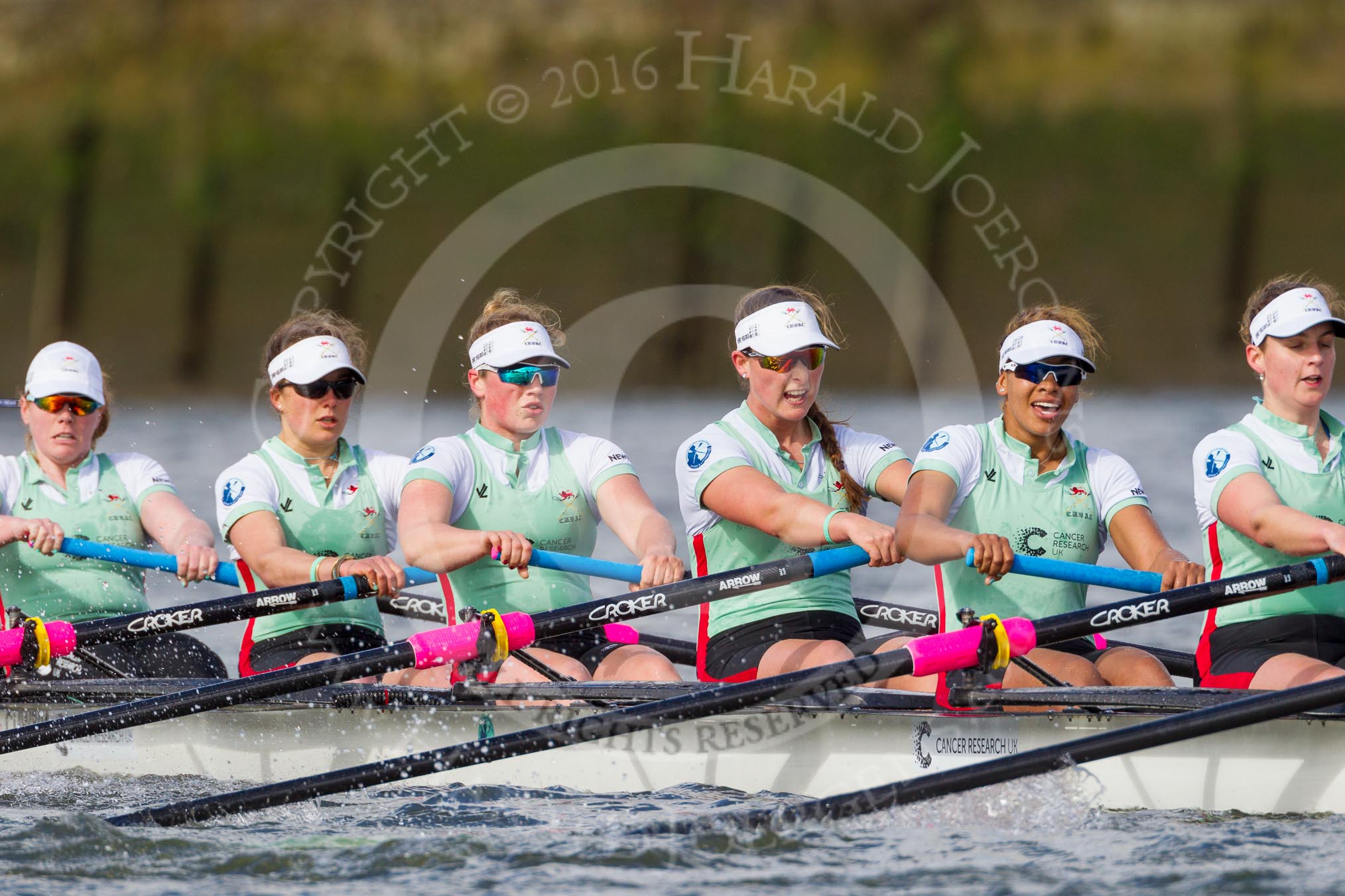 The Boat Race season 2016 -  The Cancer Research Women's Boat Race.
River Thames between Putney Bridge and Mortlake,
London SW15,

United Kingdom,
on 27 March 2016 at 14:16, image #222