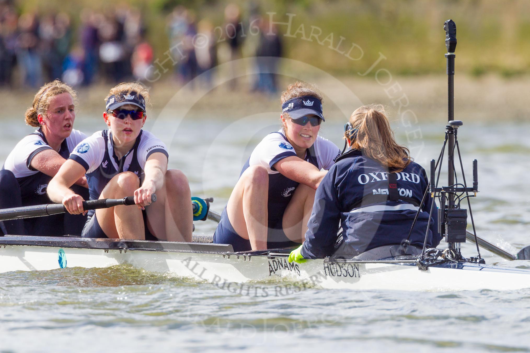 The Boat Race season 2016 -  The Cancer Research Women's Boat Race.
River Thames between Putney Bridge and Mortlake,
London SW15,

United Kingdom,
on 27 March 2016 at 14:20, image #233