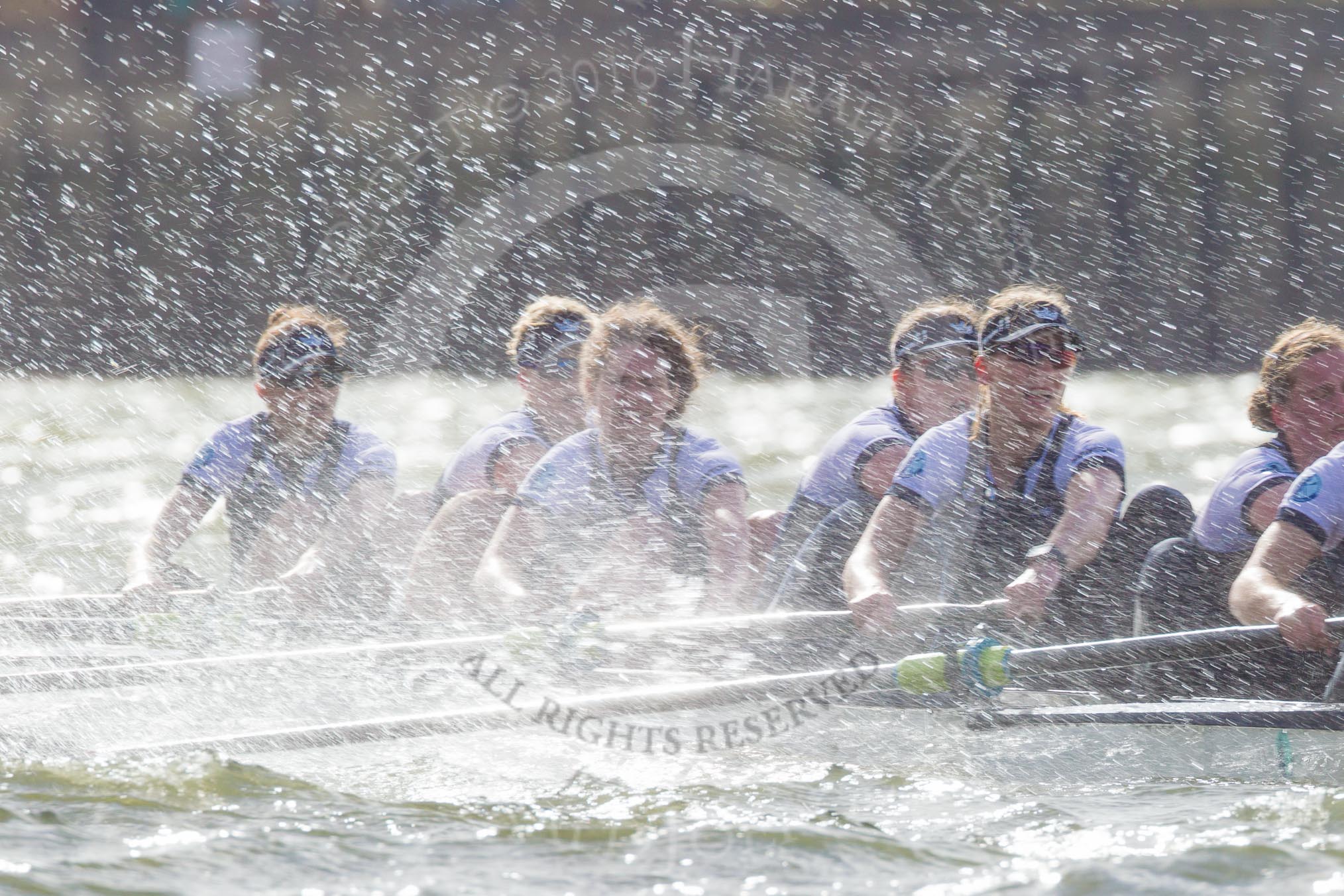 The Boat Race season 2016 -  The Cancer Research Women's Boat Race.
River Thames between Putney Bridge and Mortlake,
London SW15,

United Kingdom,
on 27 March 2016 at 14:22, image #267