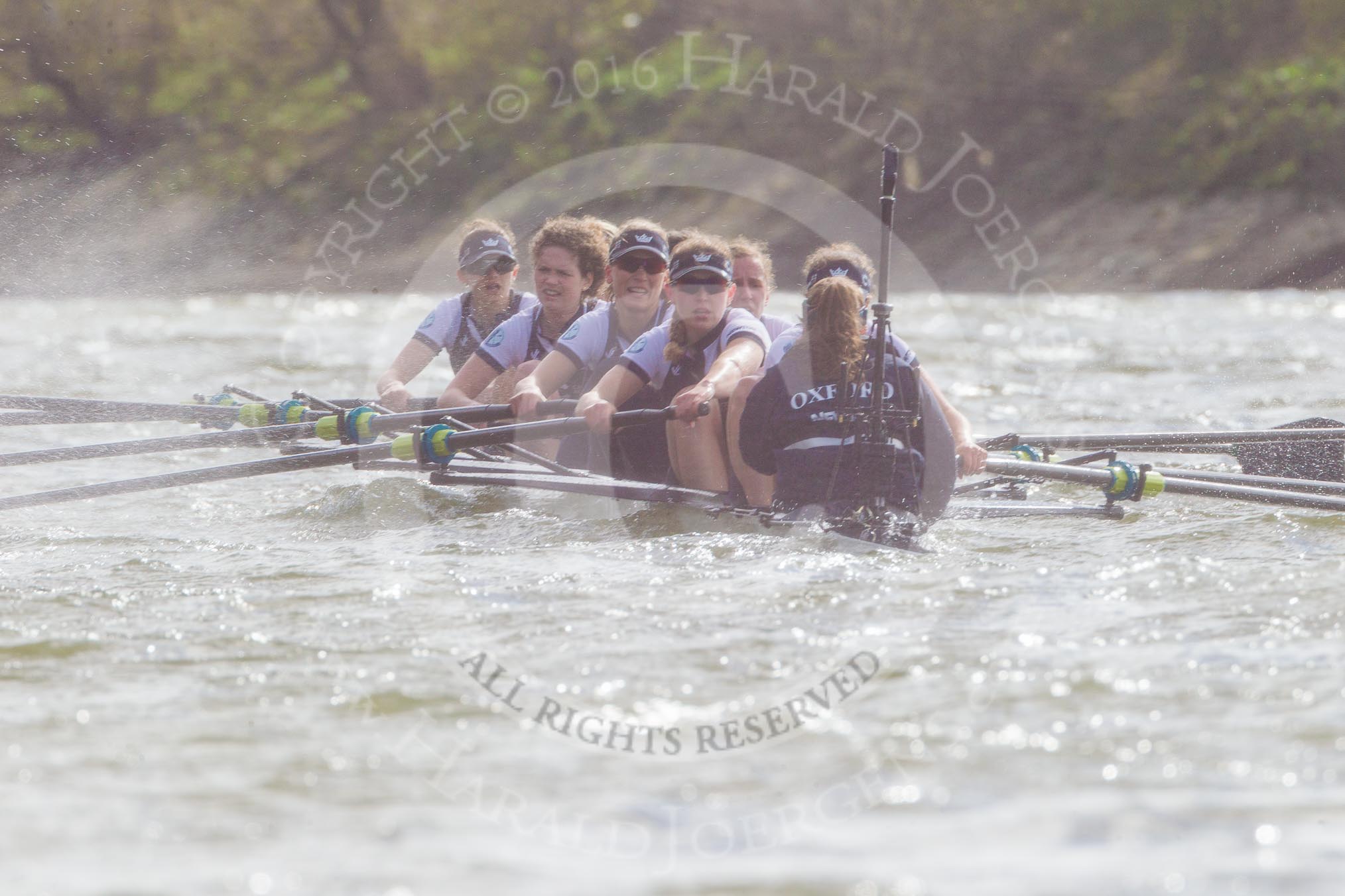 The Boat Race season 2016 -  The Cancer Research Women's Boat Race.
River Thames between Putney Bridge and Mortlake,
London SW15,

United Kingdom,
on 27 March 2016 at 14:24, image #279