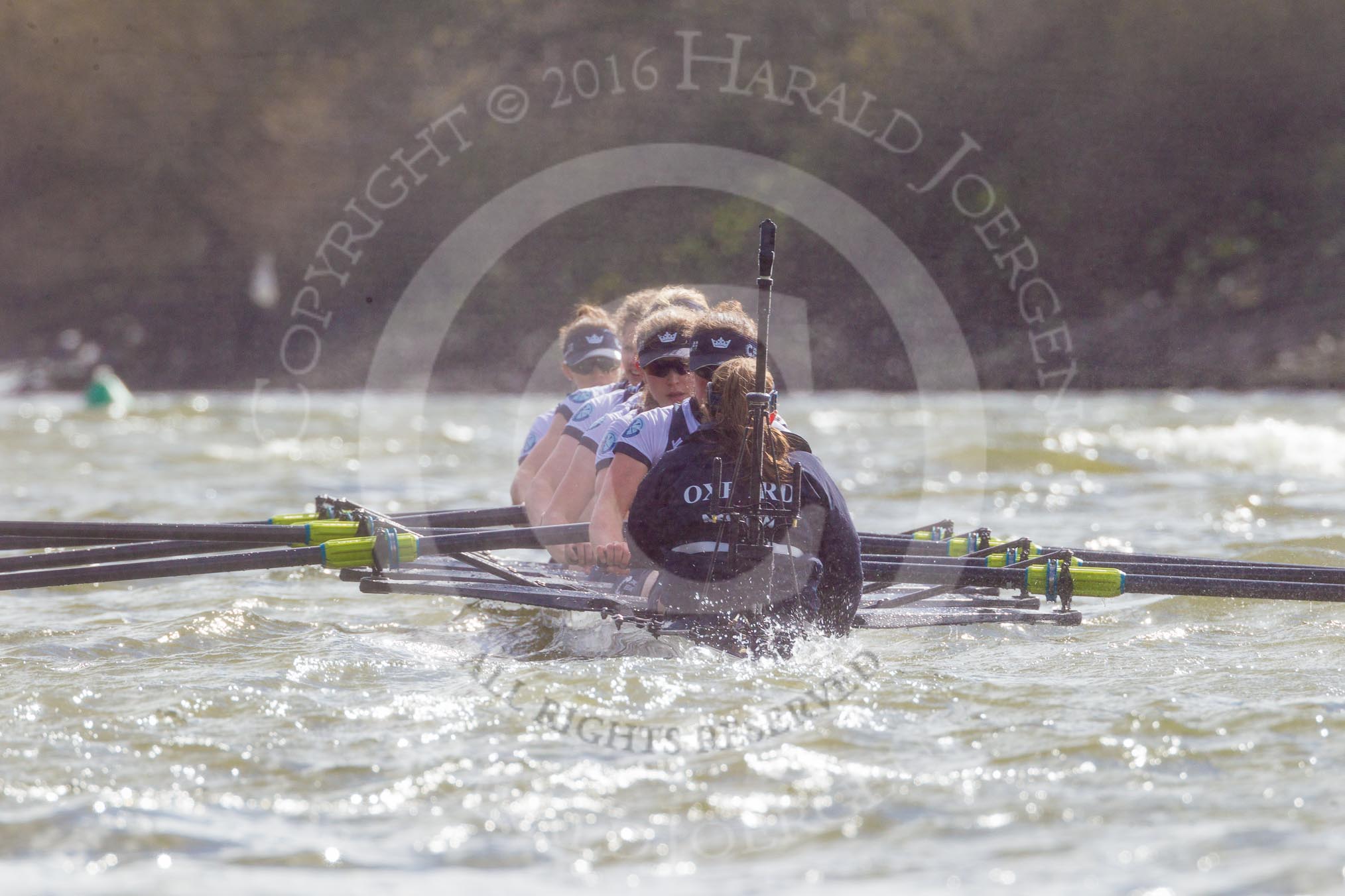 The Boat Race season 2016 -  The Cancer Research Women's Boat Race.
River Thames between Putney Bridge and Mortlake,
London SW15,

United Kingdom,
on 27 March 2016 at 14:24, image #282