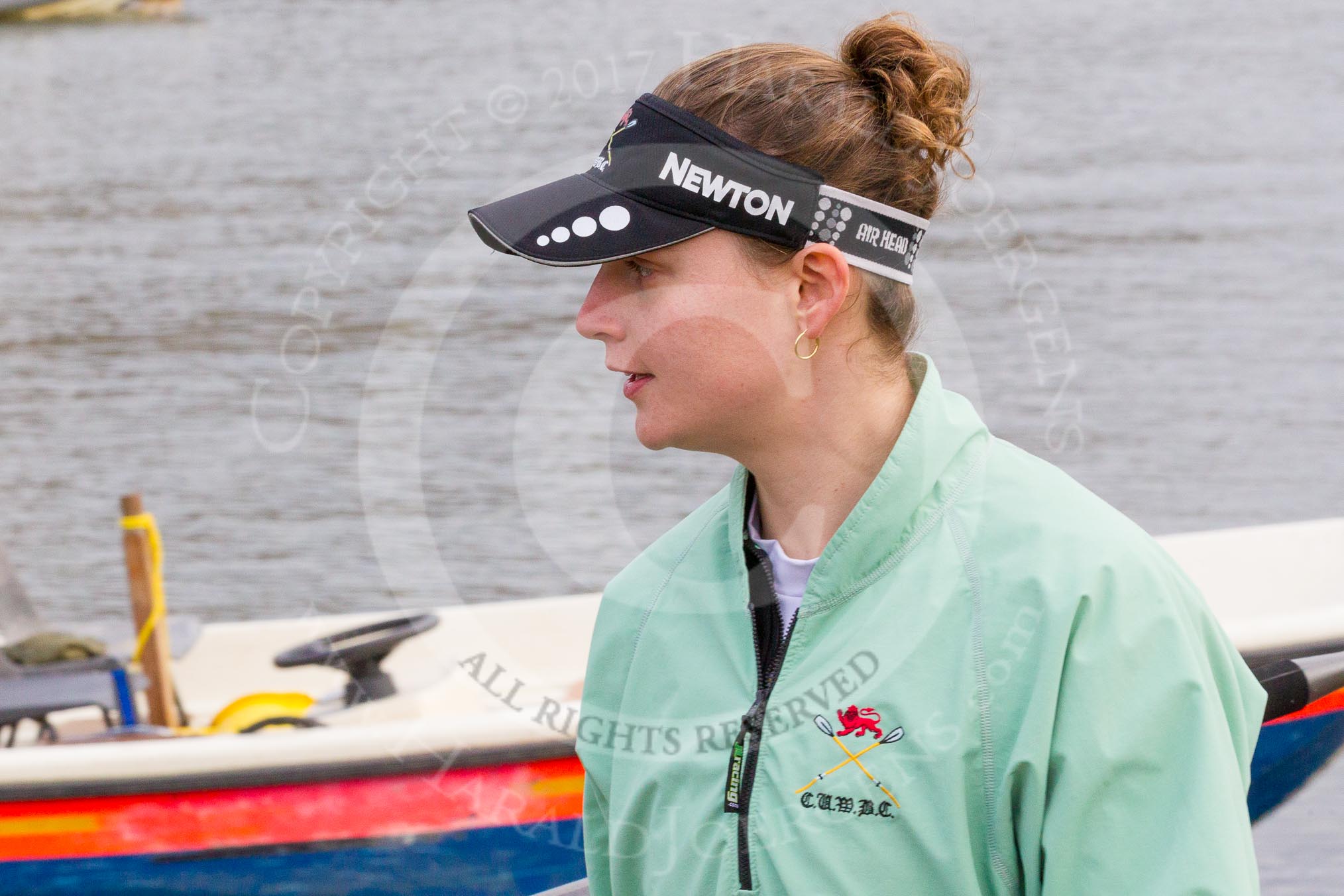 The Boat Race season 2017 - Women's Boat Race Fixture CUWBC vs Univerity of London: CUWBC's 7, Myriam Goudet.
River Thames between Putney Bridge and Mortlake,
London SW15,

United Kingdom,
on 19 February 2017 at 15:15, image #7