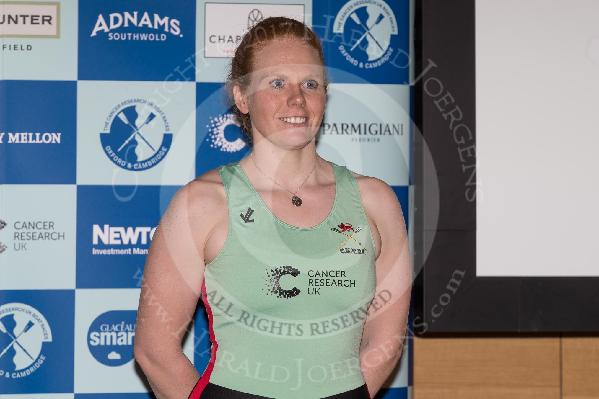 The Boat Race season 2017 - Crew Announcement and Weigh-In: Ashton Brown (Fitzwilliam) studies for a PhD in Education. She is the Cuwbc President, 2017 is her third Boat Race.
The Francis Crick Institute,
London NW1,

United Kingdom,
on 14 March 2017 at 11:24, image #14