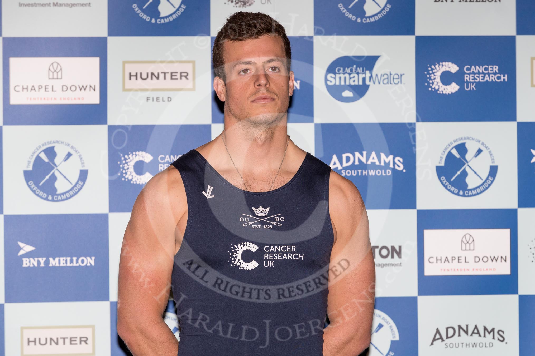 The Boat Race season 2017 - Crew Announcement and Weigh-In: Michael DiSanto (OUBC).
The Francis Crick Institute,
London NW1,

United Kingdom,
on 14 March 2017 at 11:39, image #99