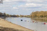 The Boat Race season 2017 -  The Cancer Research Women's Boat Race: The River Thames at Putney on the day of the Boat Race - calm and sunny weather conditions.
River Thames between Putney Bridge and Mortlake,
London SW15,

United Kingdom,
on 02 April 2017 at 13:18, image #1
